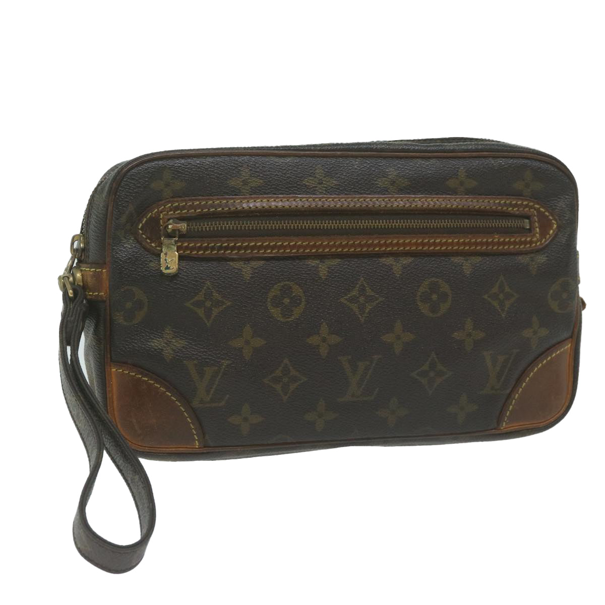 LOUIS VUITTON Monogram Marly Dragonne GM Clutch Bag M51825 LV Auth 65517