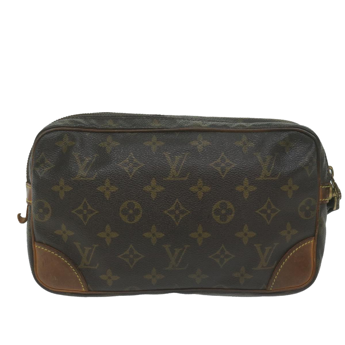 LOUIS VUITTON Monogram Marly Dragonne GM Clutch Bag M51825 LV Auth 65517