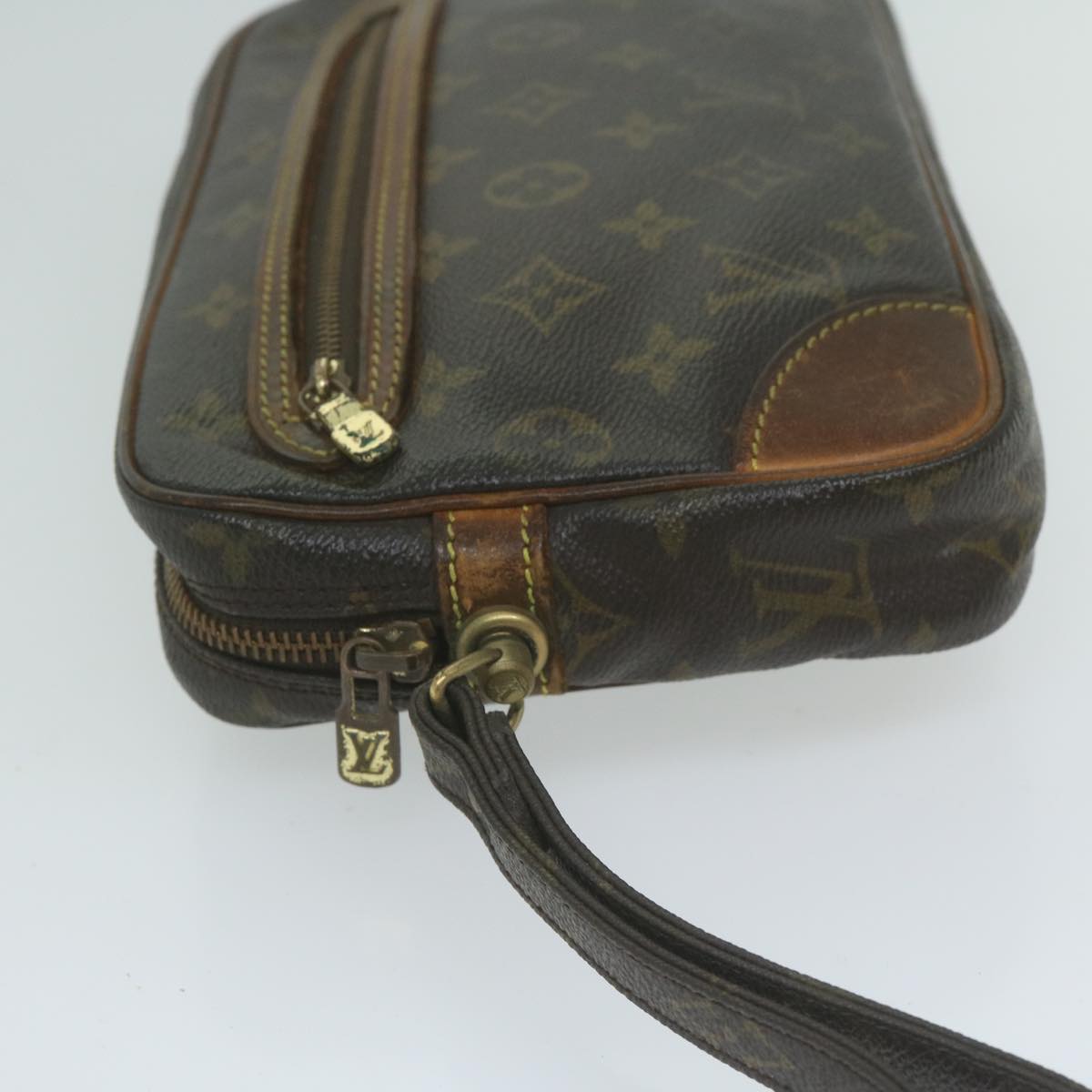 LOUIS VUITTON Monogram Marly Dragonne GM Clutch Bag M51825 LV Auth 65517