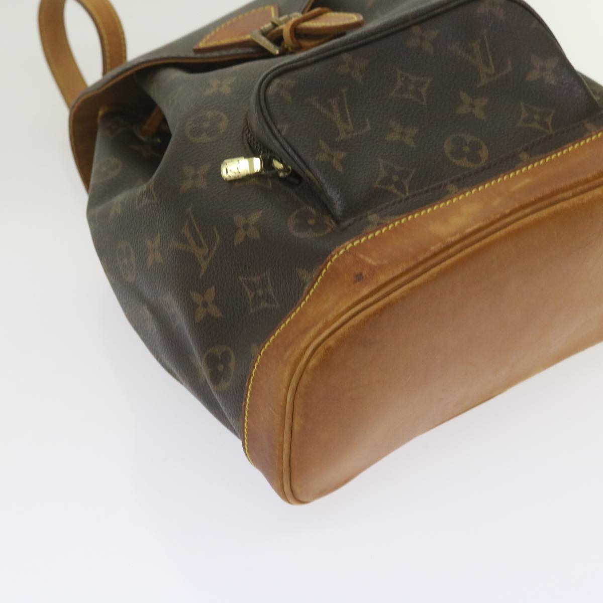 LOUIS VUITTON Monogram Montsouris MM Backpack M51136 LV Auth 65545