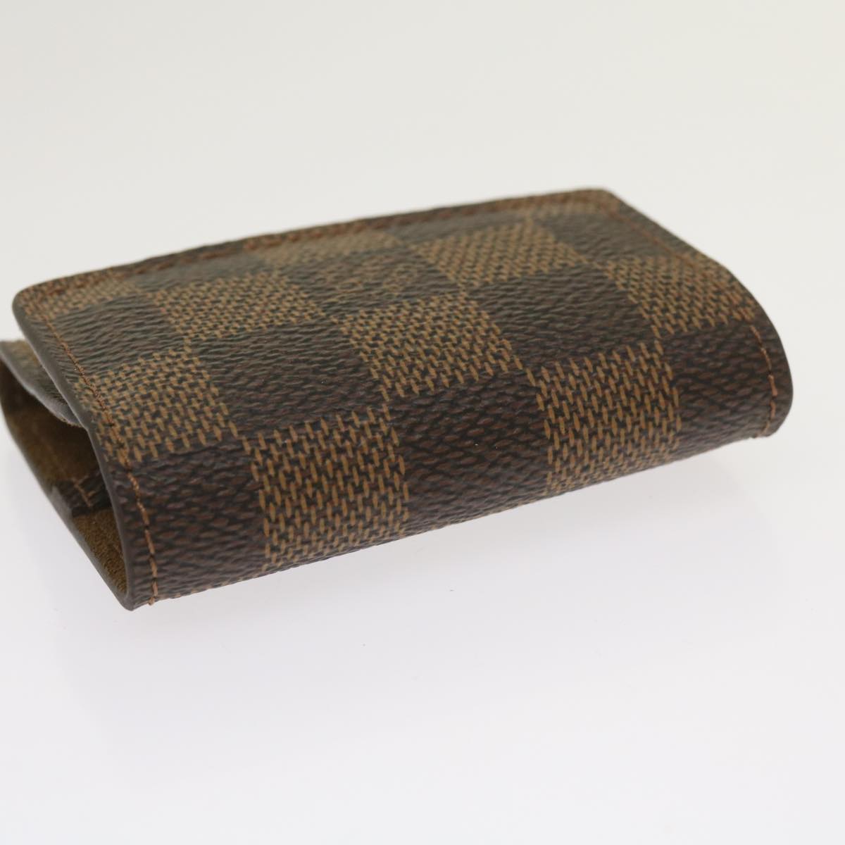 LOUIS VUITTON Damier Ebene Cuff Case M64681 LV Auth 65570