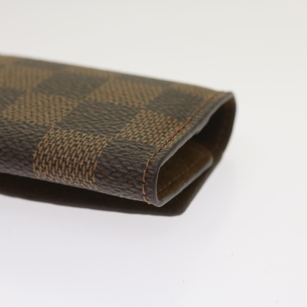 LOUIS VUITTON Damier Ebene Cuff Case M64681 LV Auth 65570