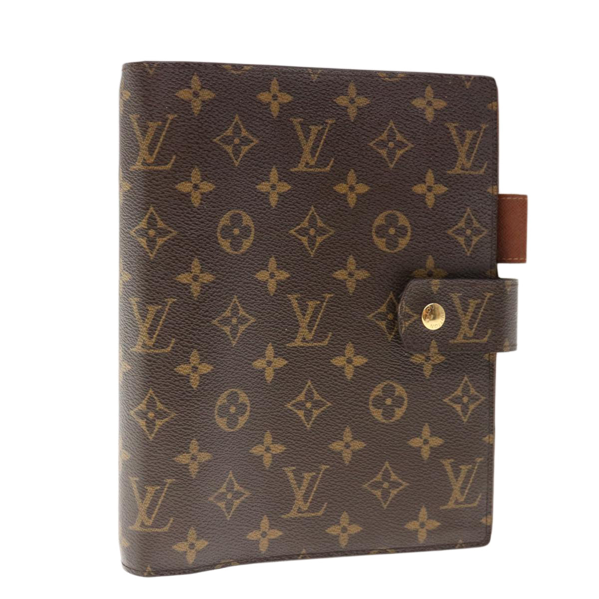 LOUIS VUITTON Monogram Agenda GM Day Planner Cover R20006 LV Auth 65615A