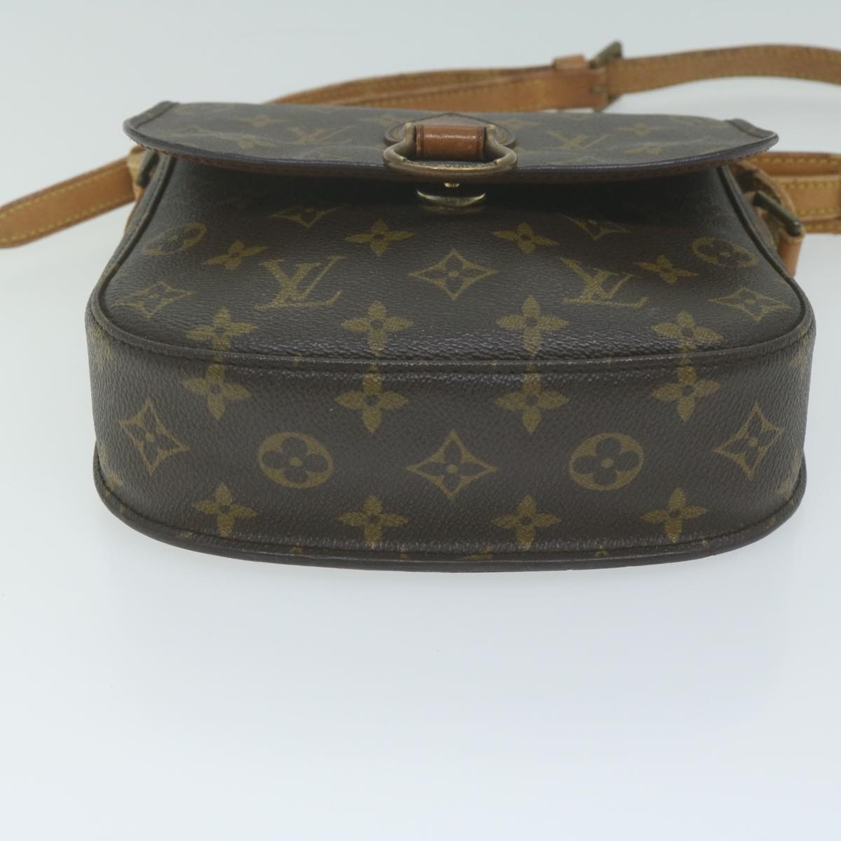 LOUIS VUITTON Monogram Saint Cloud MM Shoulder Bag M51243 LV Auth 65631