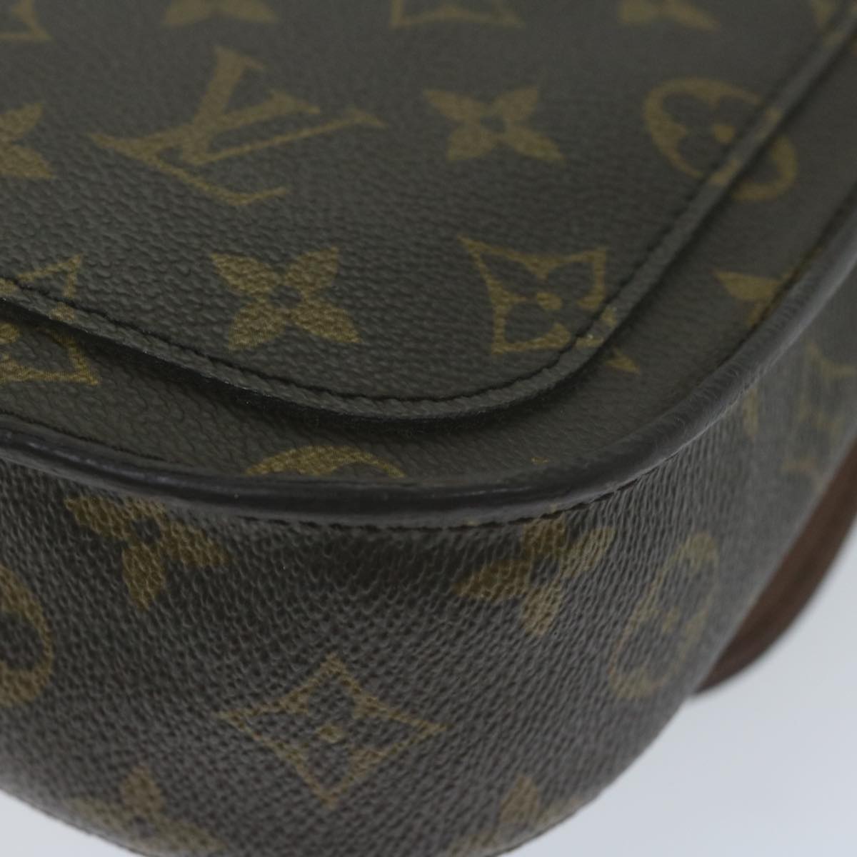 LOUIS VUITTON Monogram Saint Cloud MM Shoulder Bag M51243 LV Auth 65631