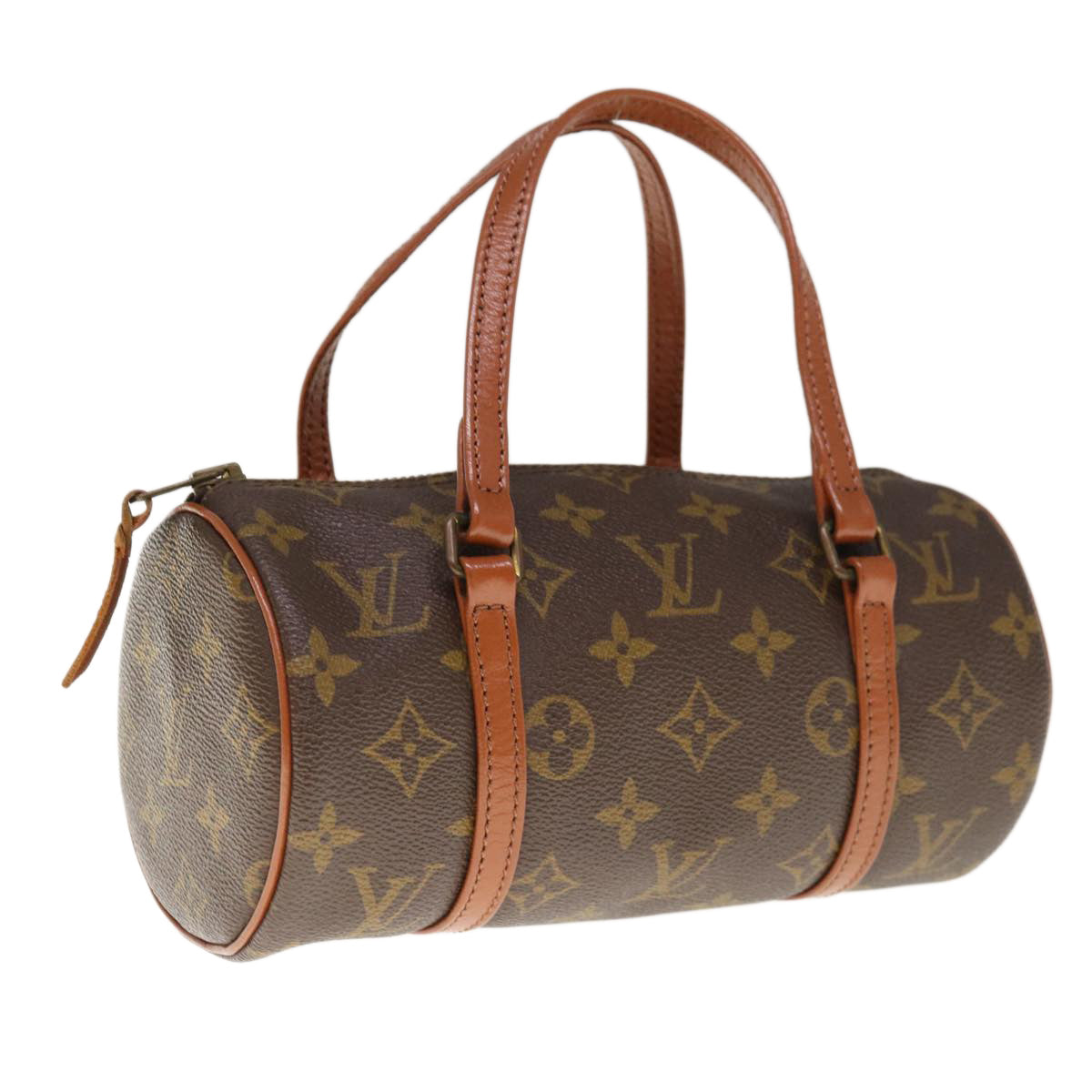 LOUIS VUITTON Monogram Papillon 19 Hand Bag M51389 LV Auth 65652