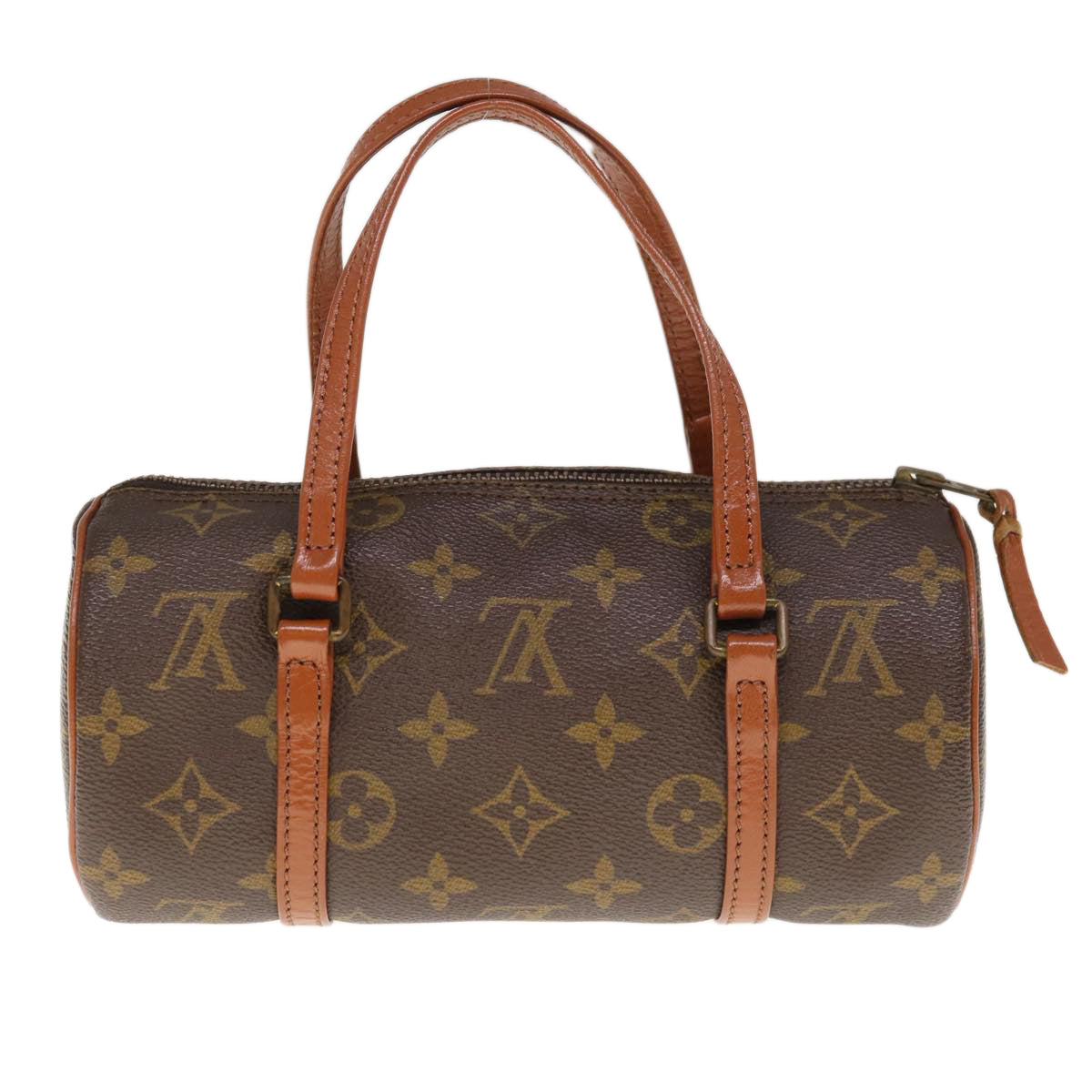 LOUIS VUITTON Monogram Papillon 19 Hand Bag M51389 LV Auth 65652