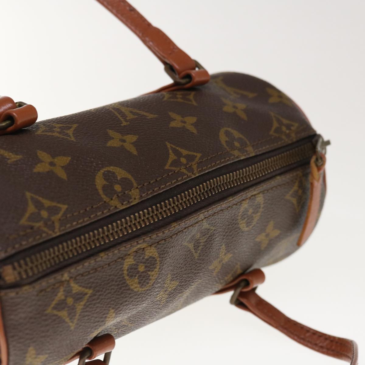 LOUIS VUITTON Monogram Papillon 19 Hand Bag M51389 LV Auth 65652