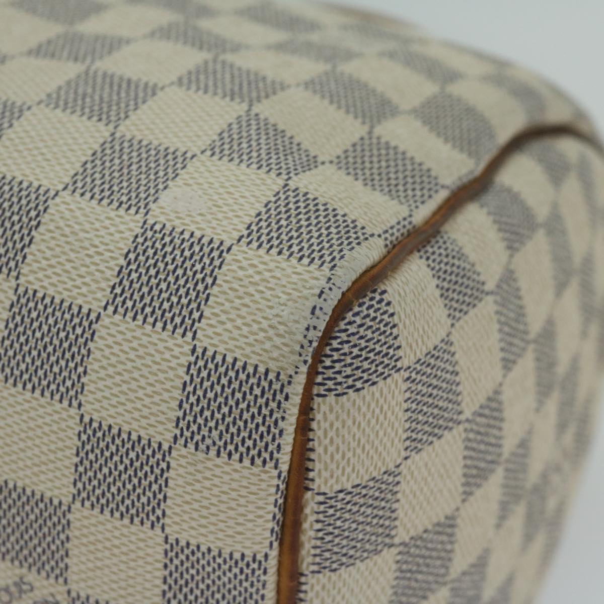 LOUIS VUITTON Damier Azur Speedy 25 Hand Bag N41534 LV Auth 65682