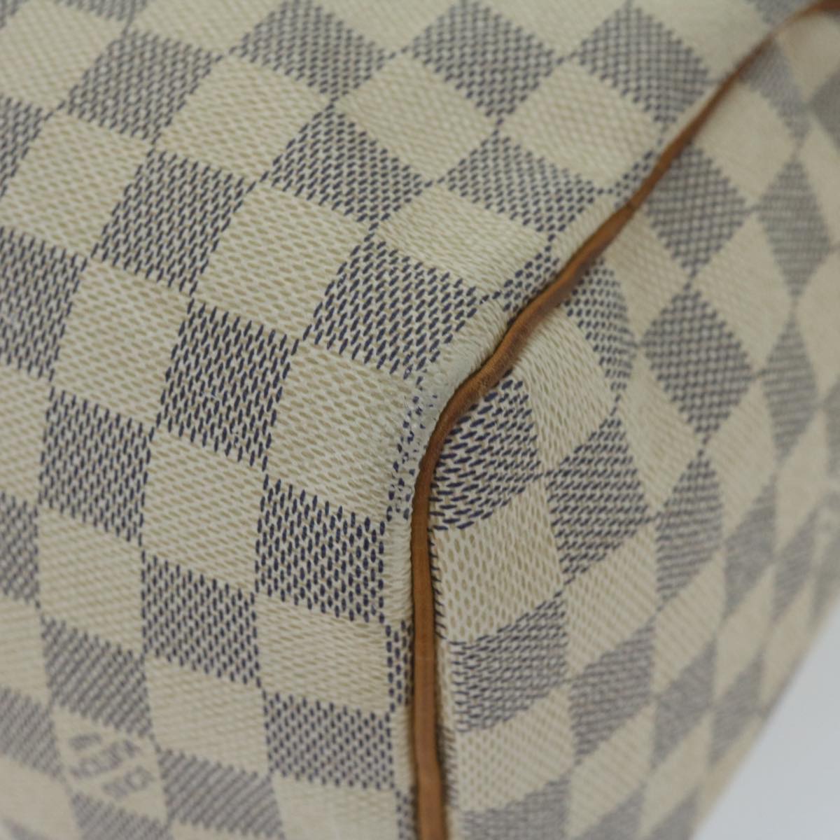 LOUIS VUITTON Damier Azur Speedy 25 Hand Bag N41534 LV Auth 65682