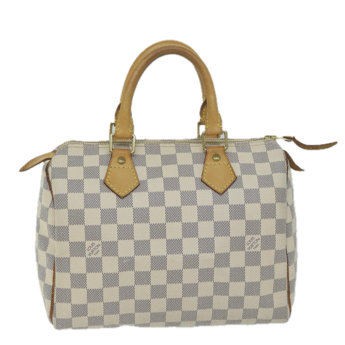 LOUIS VUITTON Damier Azur Speedy 25 Hand Bag N41534 LV Auth 65682