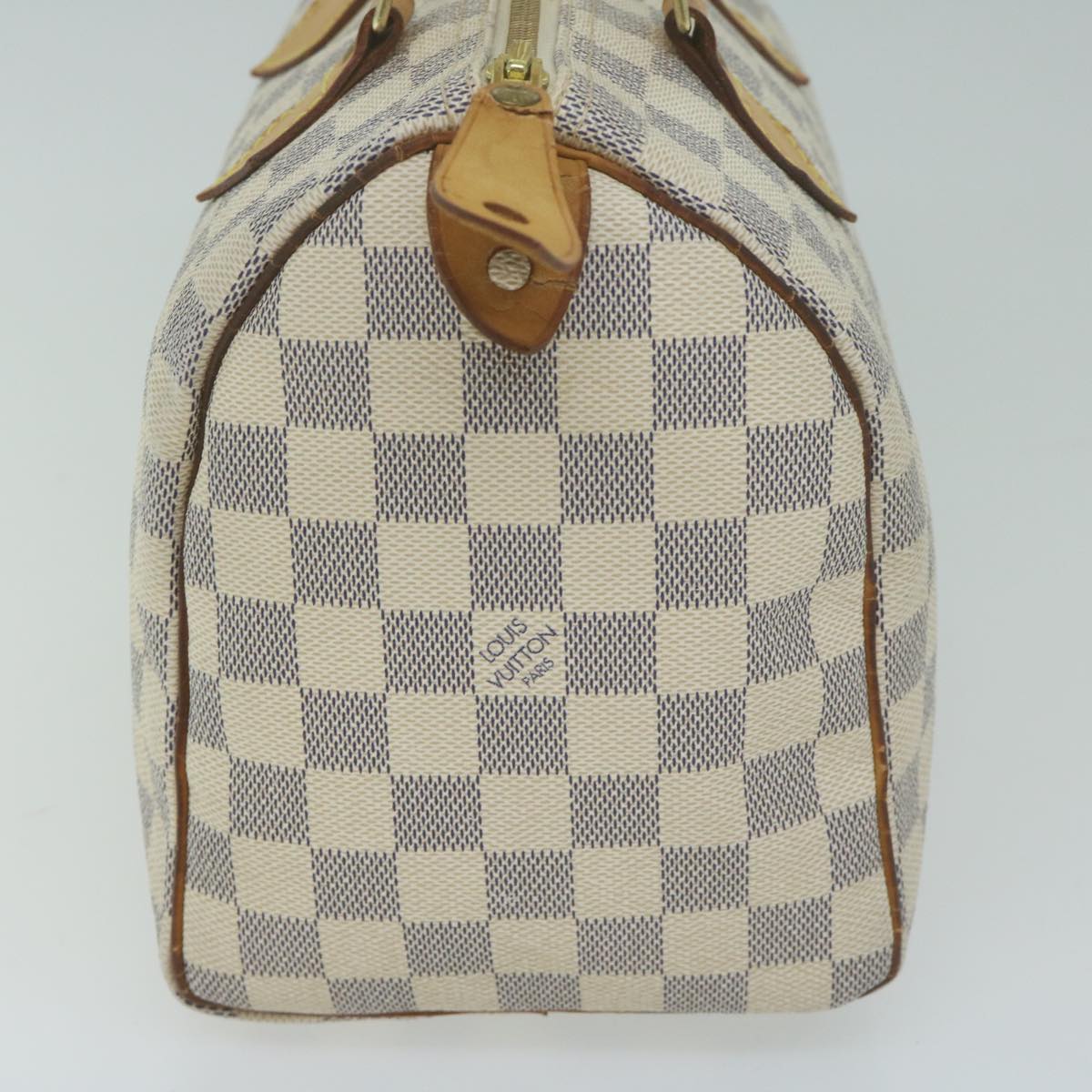 LOUIS VUITTON Damier Azur Speedy 25 Hand Bag N41534 LV Auth 65682