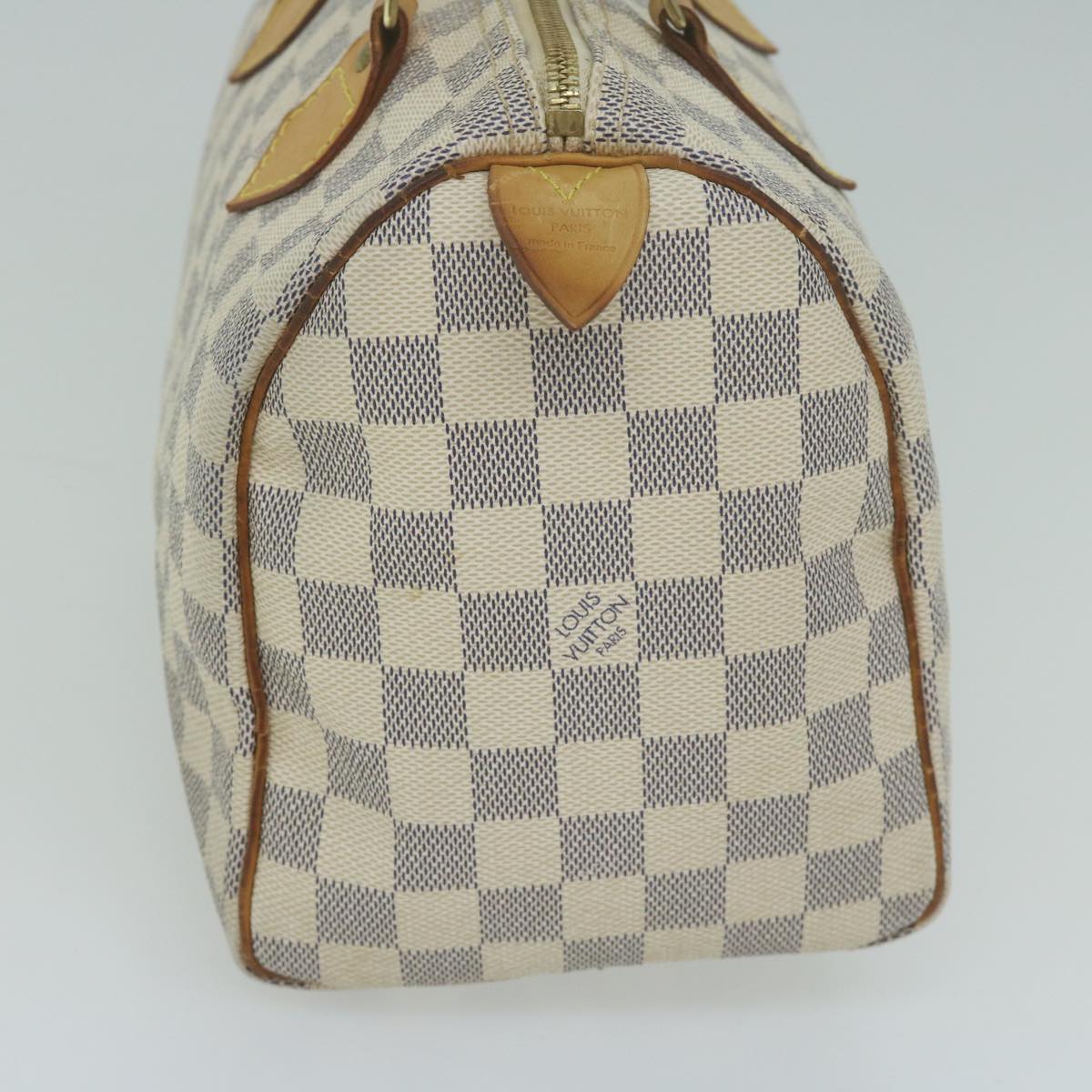 LOUIS VUITTON Damier Azur Speedy 25 Hand Bag N41534 LV Auth 65682