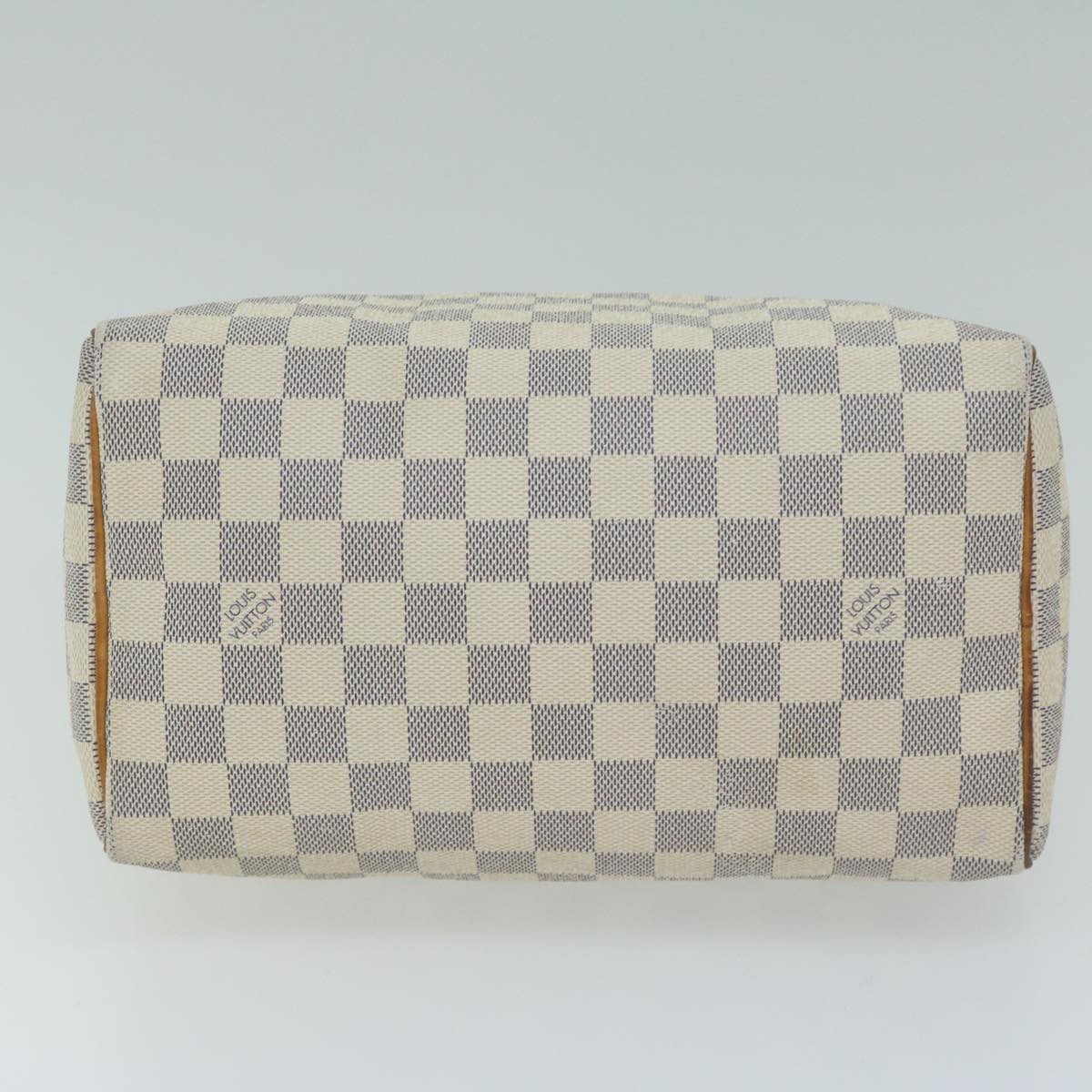 LOUIS VUITTON Damier Azur Speedy 25 Hand Bag N41534 LV Auth 65682