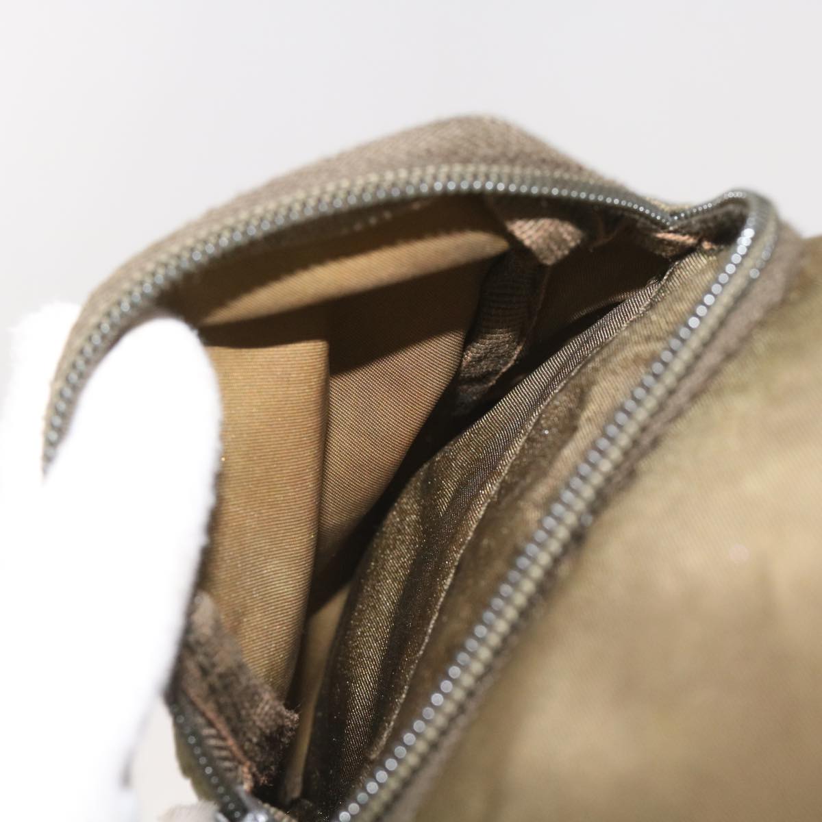 PRADA Backpack Nylon Khaki Auth 65700