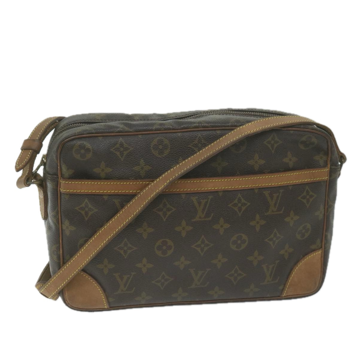 LOUIS VUITTON Monogram Trocadero 30 Shoulder Bag M51272 LV Auth 65799