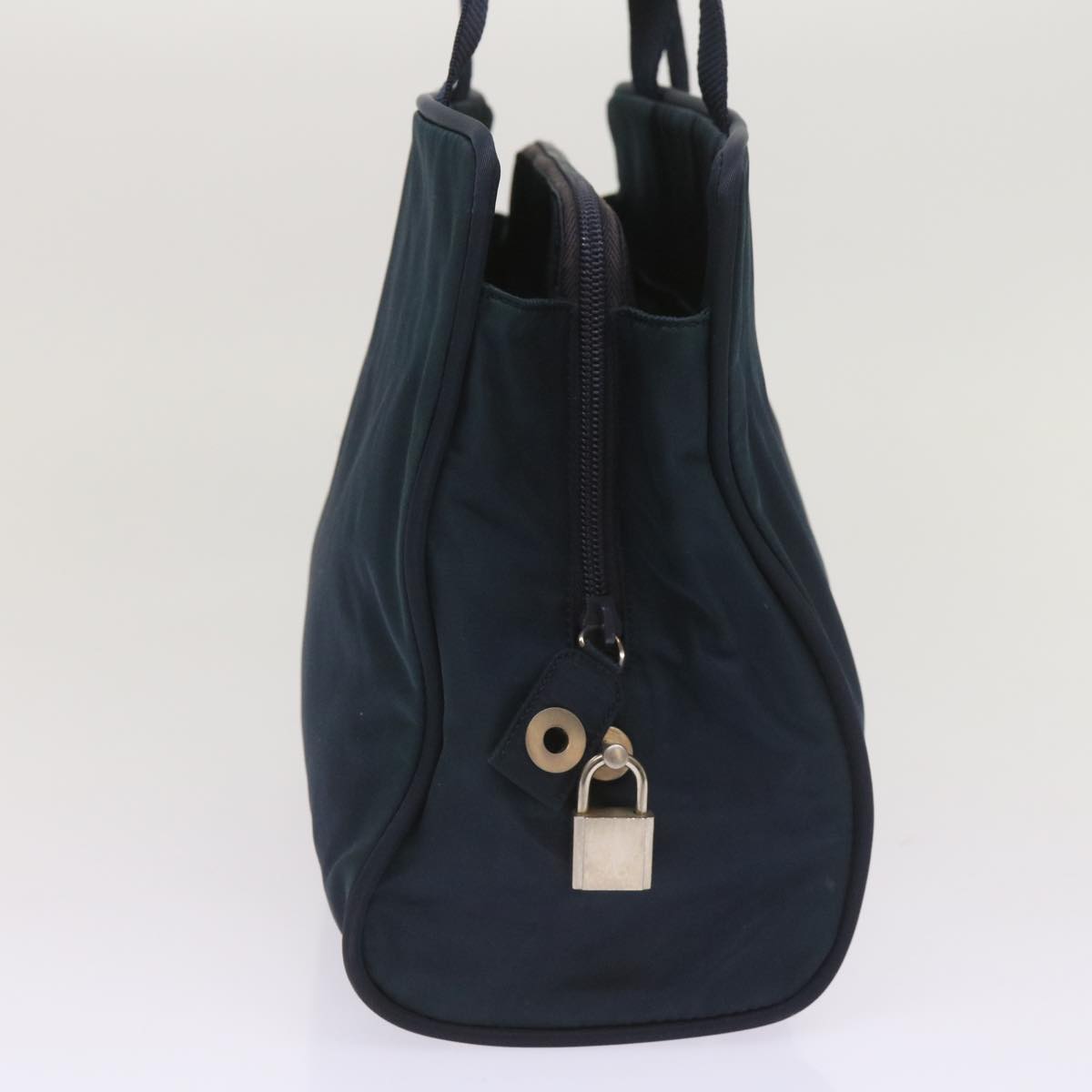 PRADA Hand Bag Nylon Navy Auth 65838