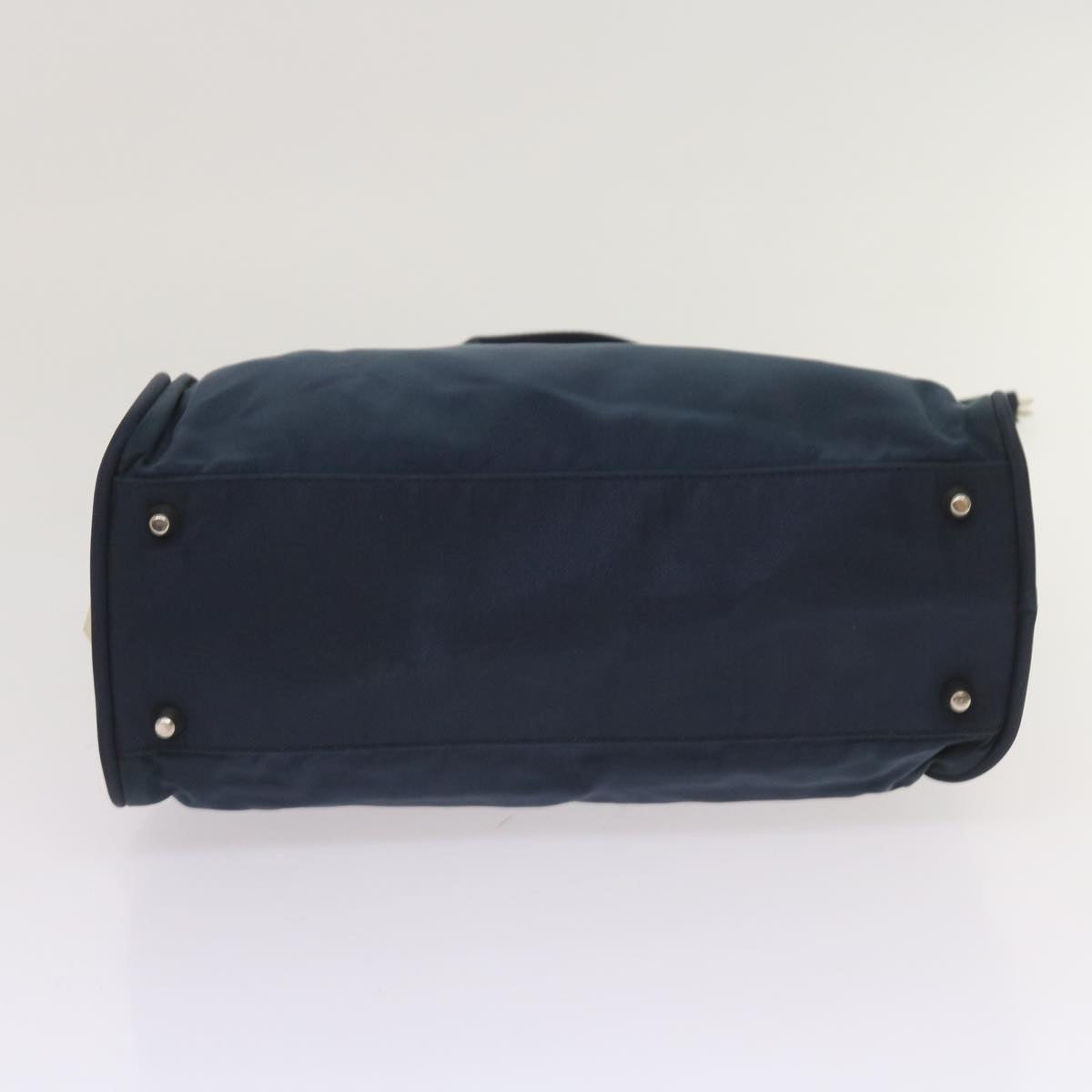 PRADA Hand Bag Nylon Navy Auth 65838