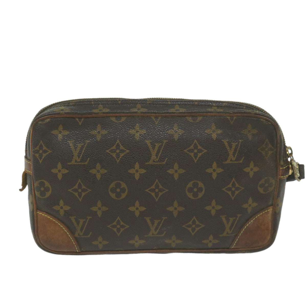 LOUIS VUITTON Monogram Marly Dragonne GM Clutch Bag M51825 LV Auth 65842