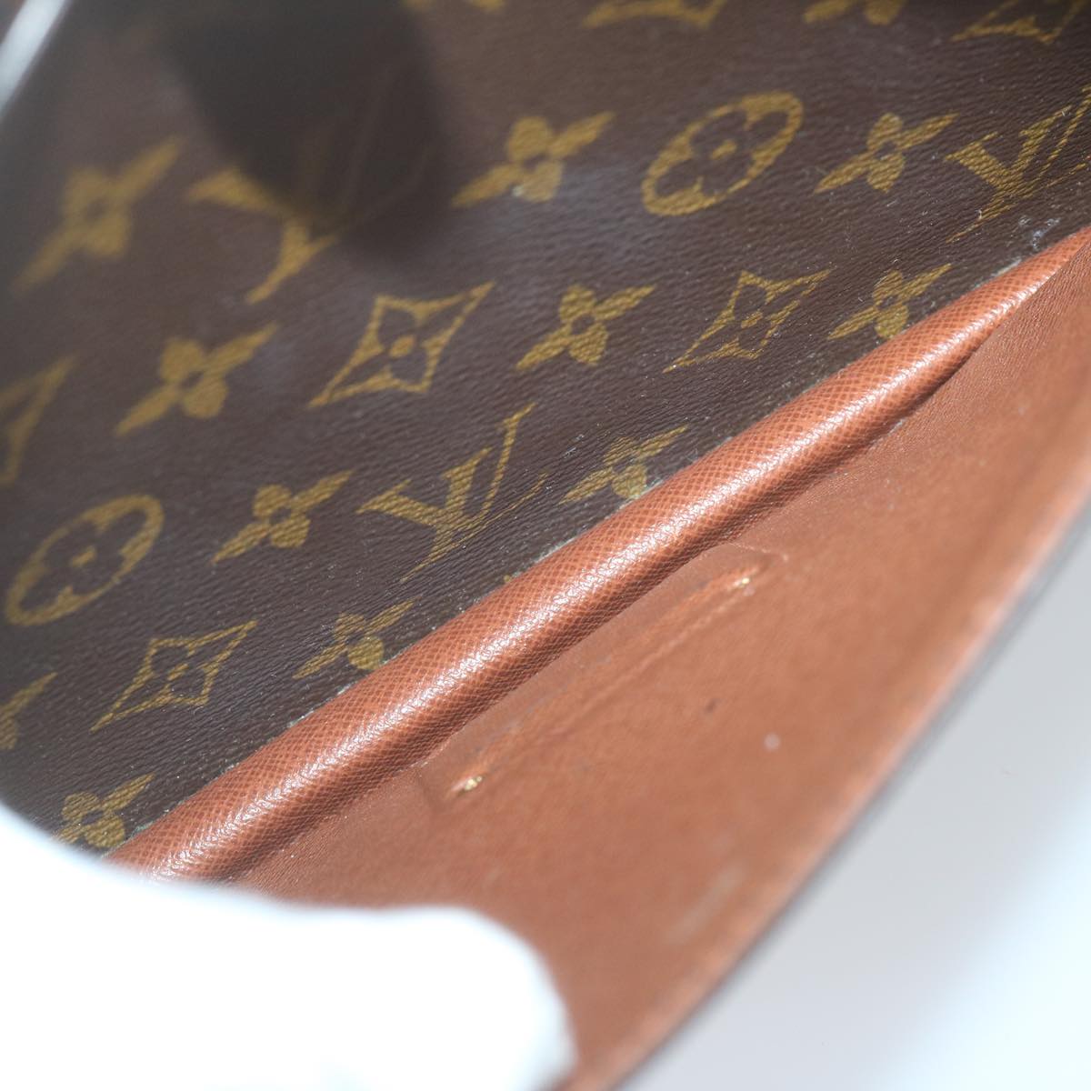 LOUIS VUITTON Monogram Monceau 28 Hand Bag 2way M51185 LV Auth 65994