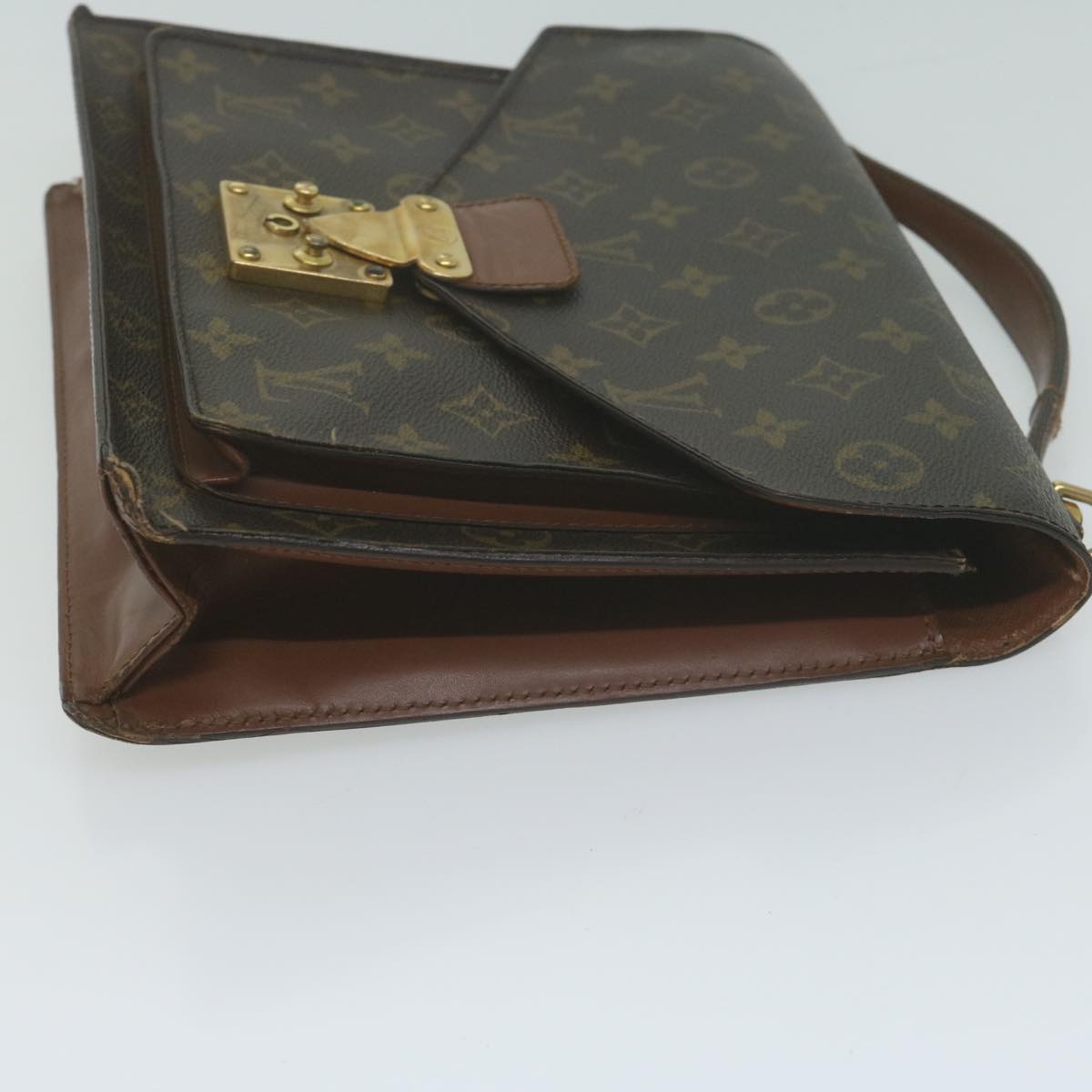 LOUIS VUITTON Monogram Monceau 28 Hand Bag 2way M51185 LV Auth 65994