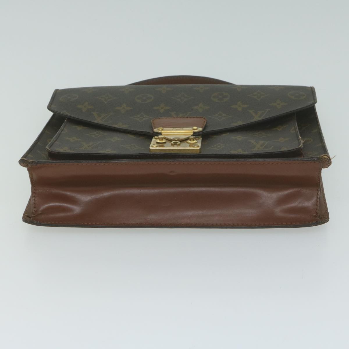 LOUIS VUITTON Monogram Monceau 28 Hand Bag 2way M51185 LV Auth 65994