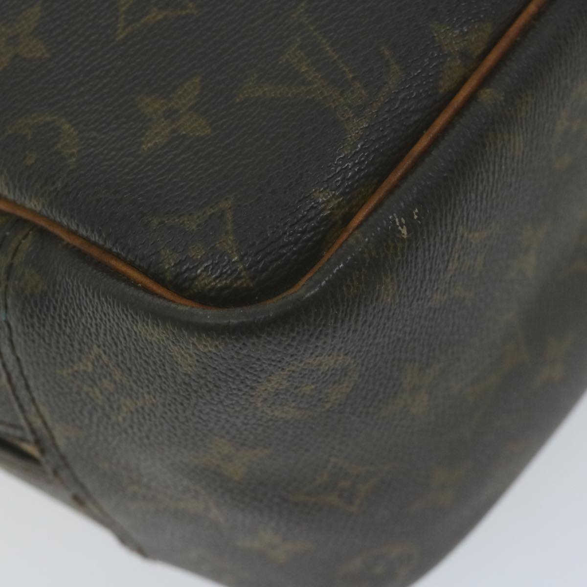 LOUIS VUITTON Monogram Deauville Hand Bag M47270 LV Auth 66008