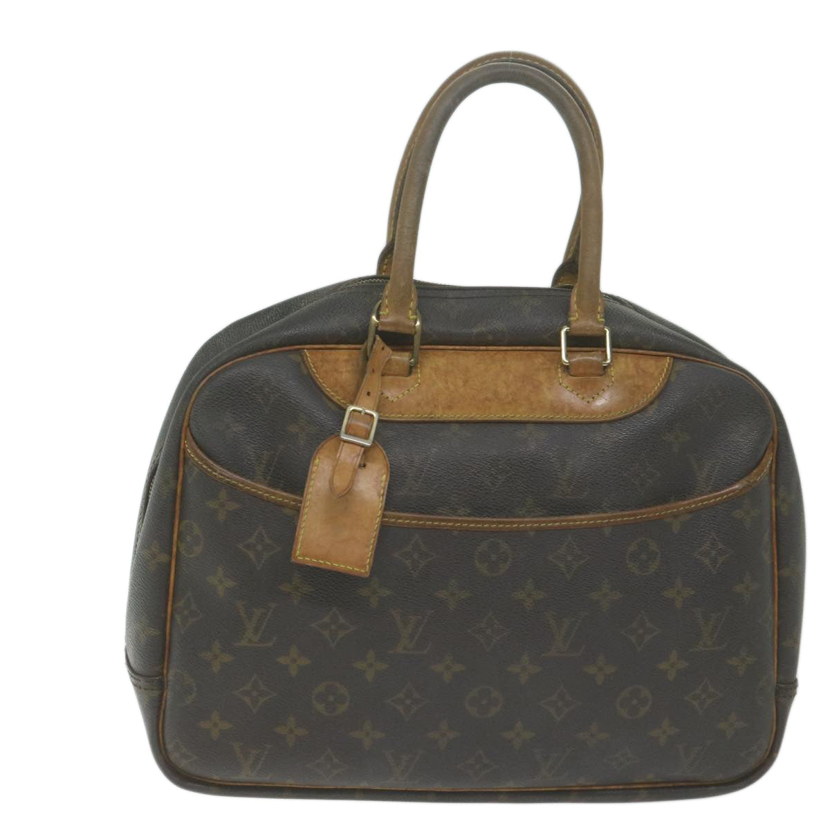 LOUIS VUITTON Monogram Deauville Hand Bag M47270 LV Auth 66008