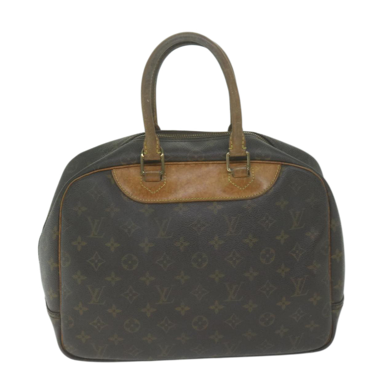 LOUIS VUITTON Monogram Deauville Hand Bag M47270 LV Auth 66008