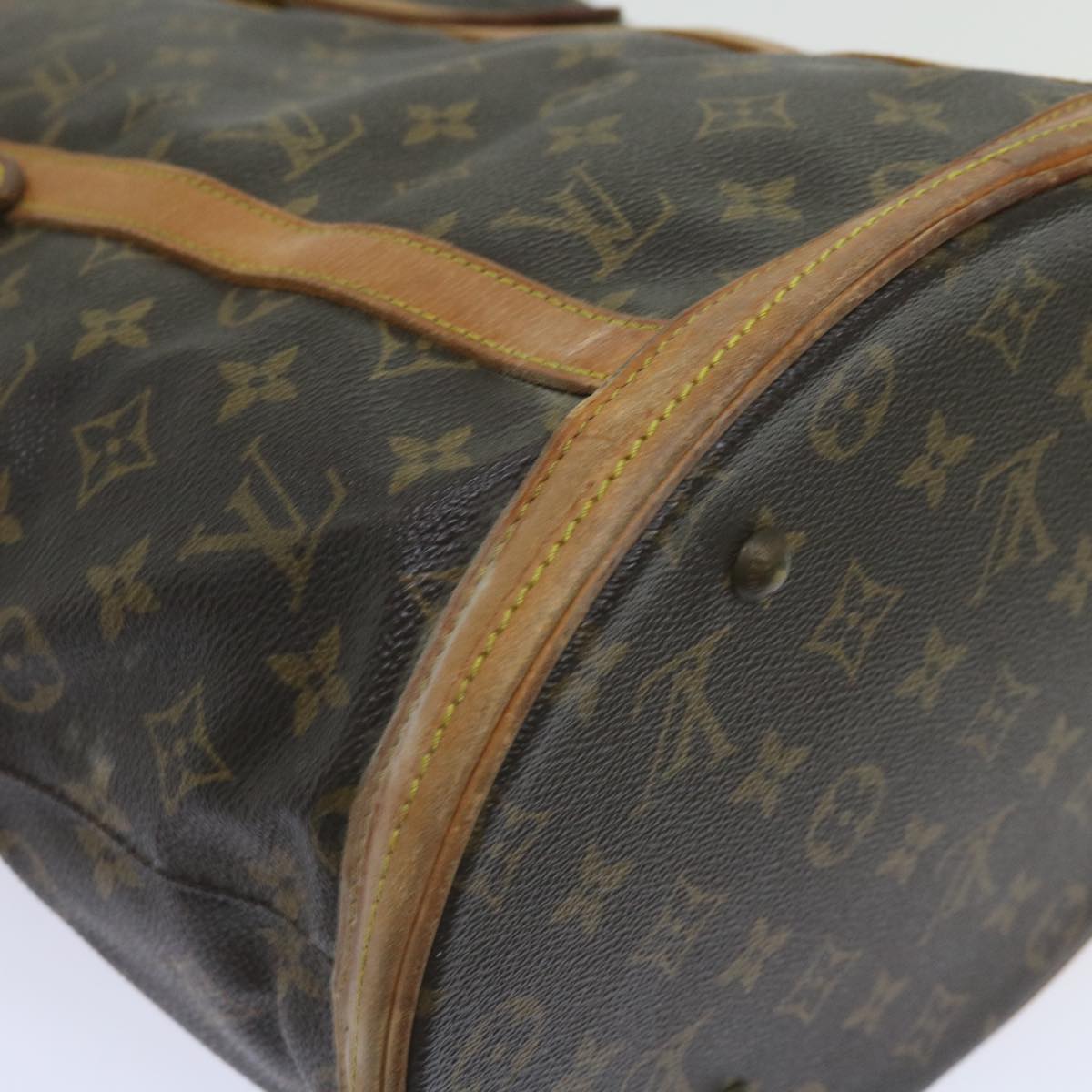 LOUIS VUITTON Monogram Bucket GM Shoulder Bag Vintage M42236 LV Auth 66038