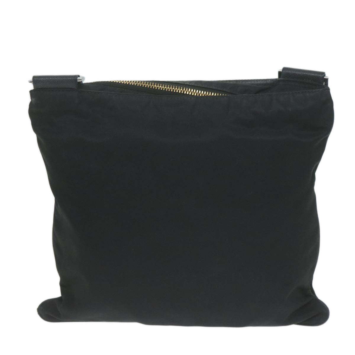 PRADA Shoulder Bag Nylon Black Auth 66044