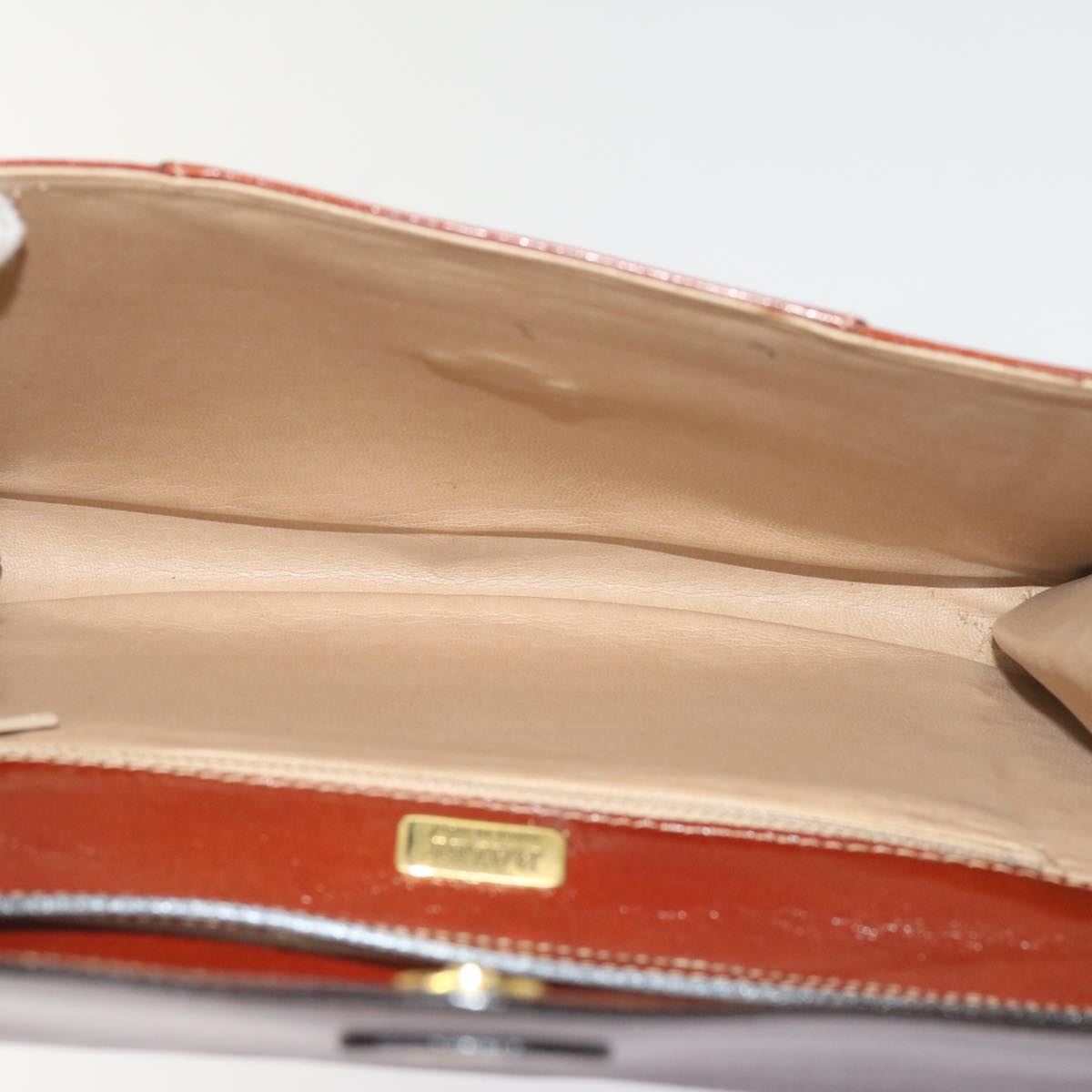 BALLY Shoulder Bag Leather Brown Auth 66086