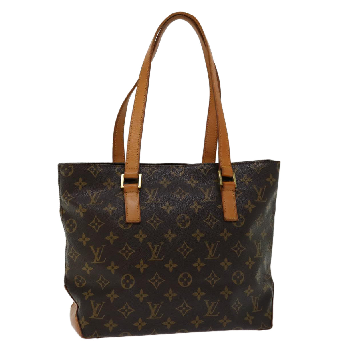 LOUIS VUITTON Monogram Cabas Piano Tote Bag M51148 LV Auth 66100