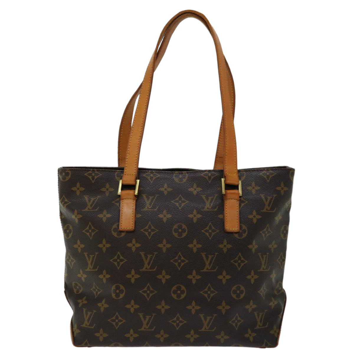 LOUIS VUITTON Monogram Cabas Piano Tote Bag M51148 LV Auth 66100