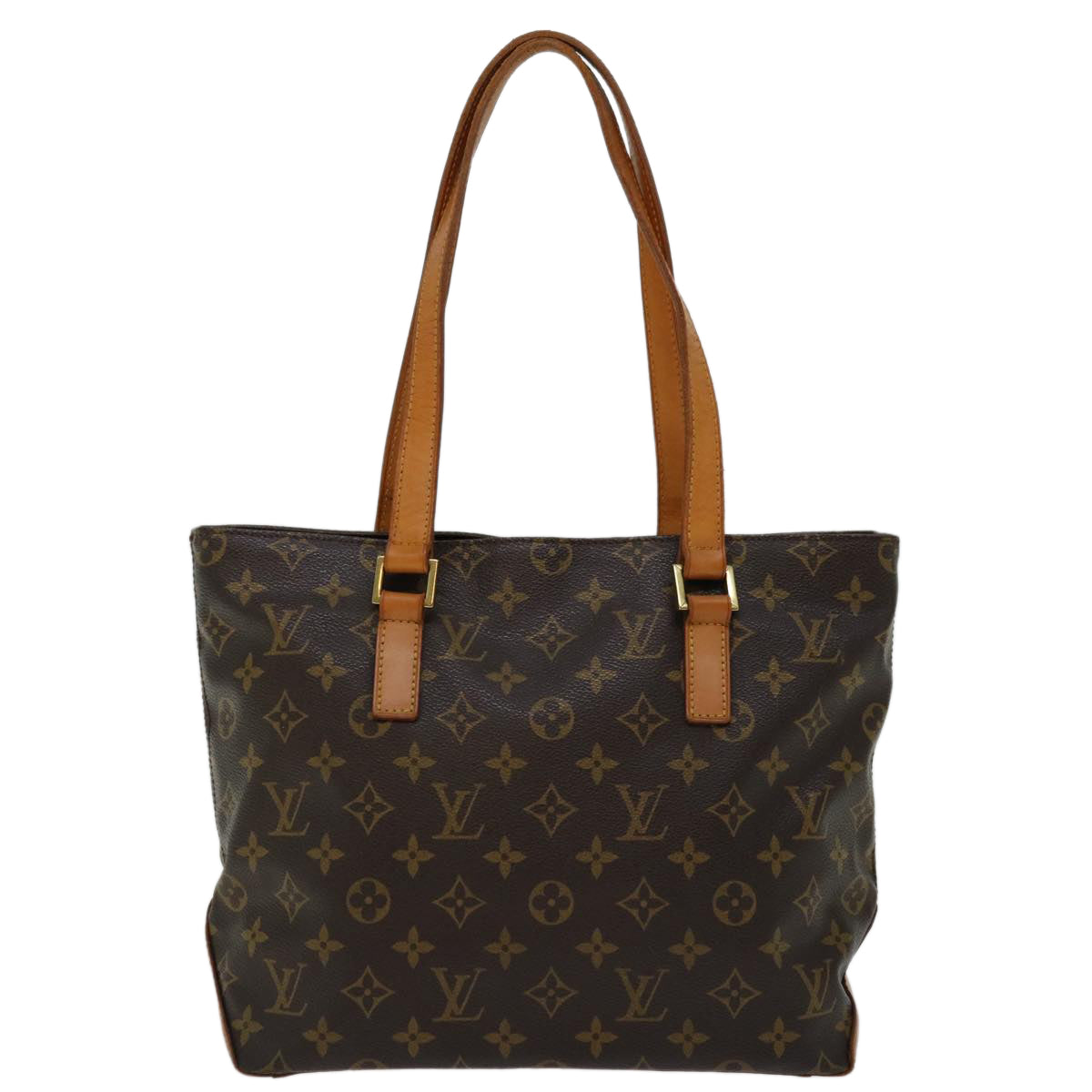 LOUIS VUITTON Monogram Cabas Piano Tote Bag M51148 LV Auth 66100