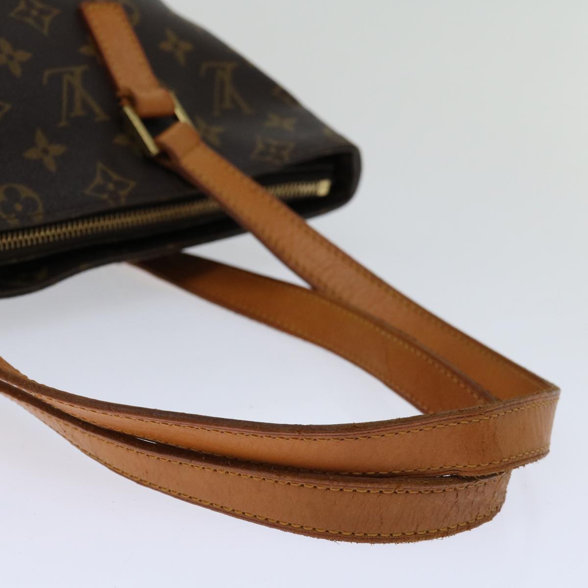 LOUIS VUITTON Monogram Cabas Piano Tote Bag M51148 LV Auth 66100