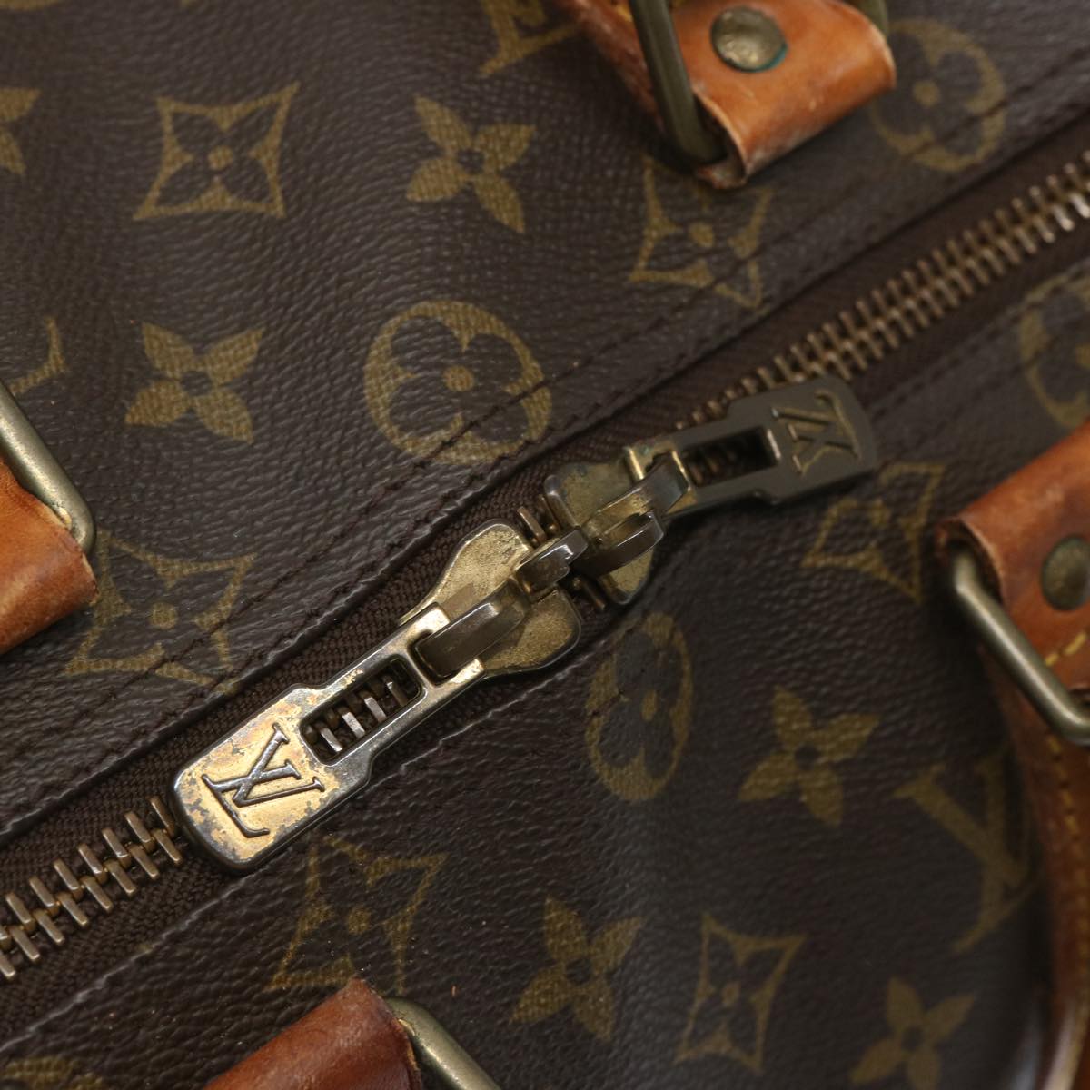 LOUIS VUITTON Monogram Keepall 45 Boston Bag M41428 LV Auth 66106