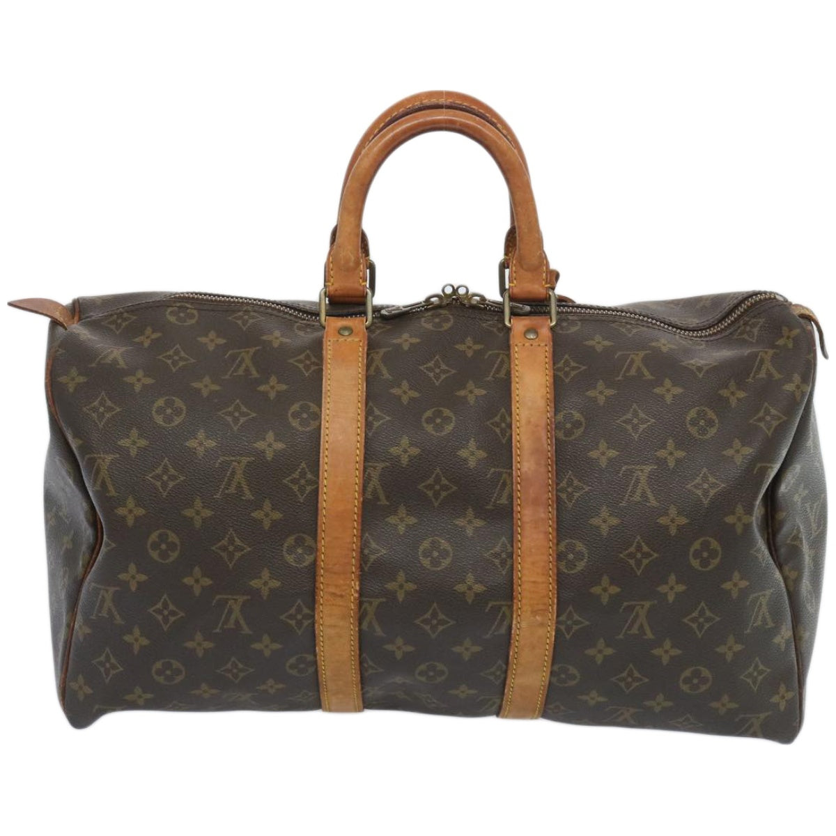 LOUIS VUITTON Monogram Keepall 45 Boston Bag M41428 LV Auth 66106