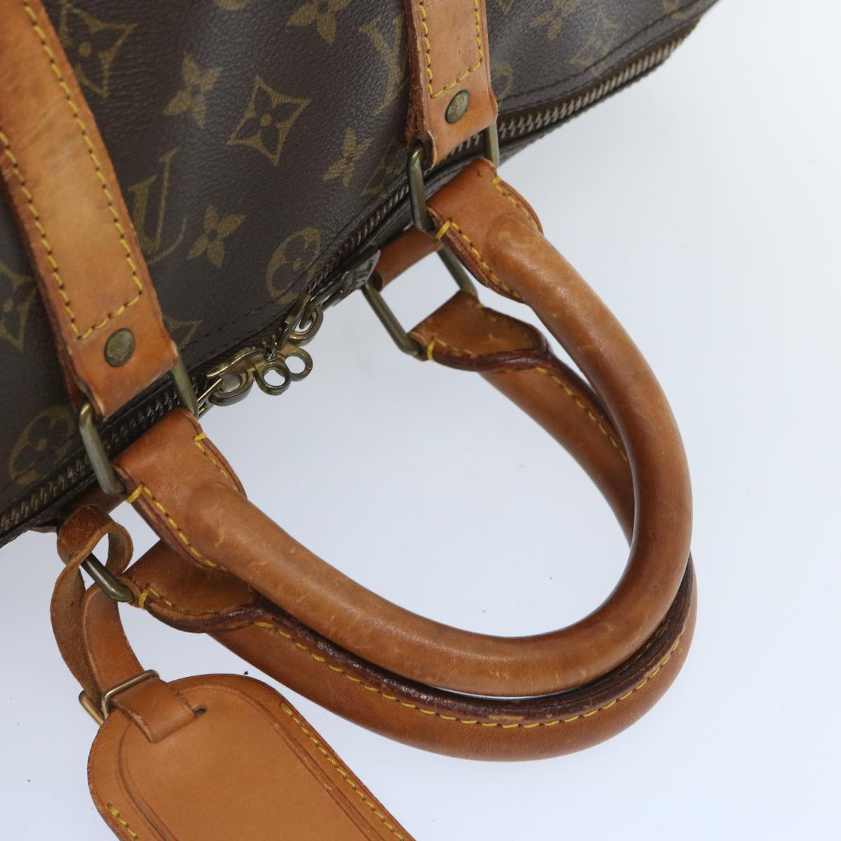 LOUIS VUITTON Monogram Keepall 45 Boston Bag M41428 LV Auth 66106