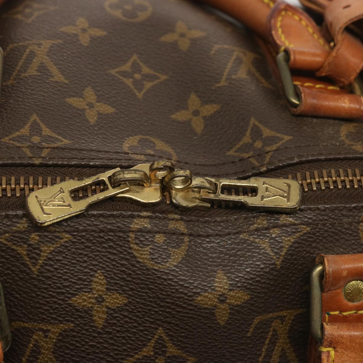 LOUIS VUITTON Monogram Keepall 50 Boston Bag M41426 LV Auth 66107