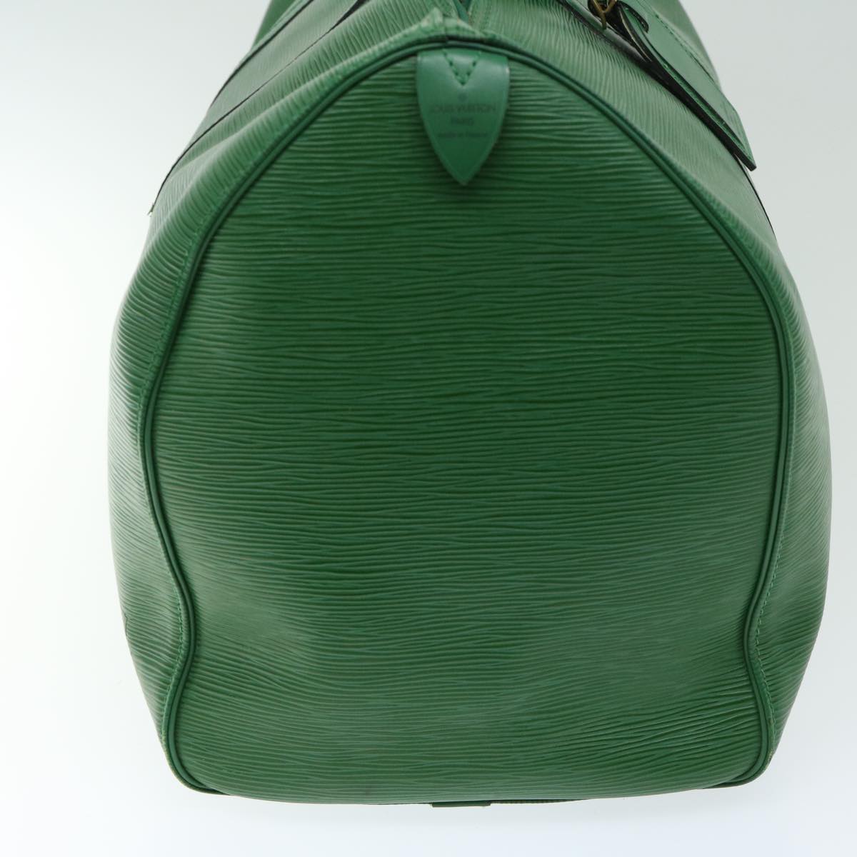 LOUIS VUITTON Epi Keepall 50 Boston Bag Green M42964 LV Auth 66108