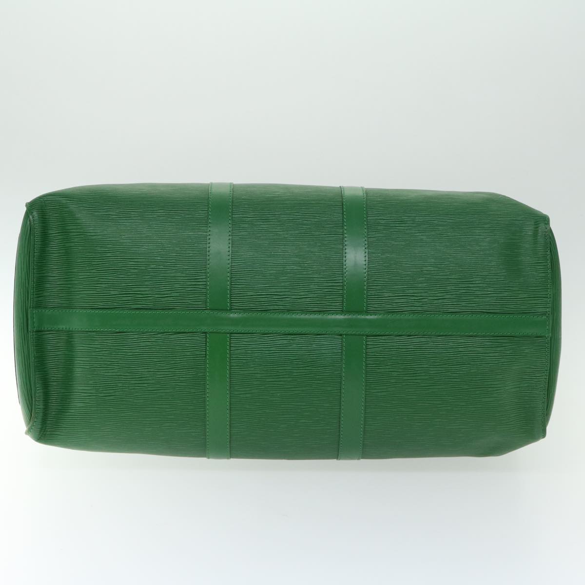 LOUIS VUITTON Epi Keepall 50 Boston Bag Green M42964 LV Auth 66108