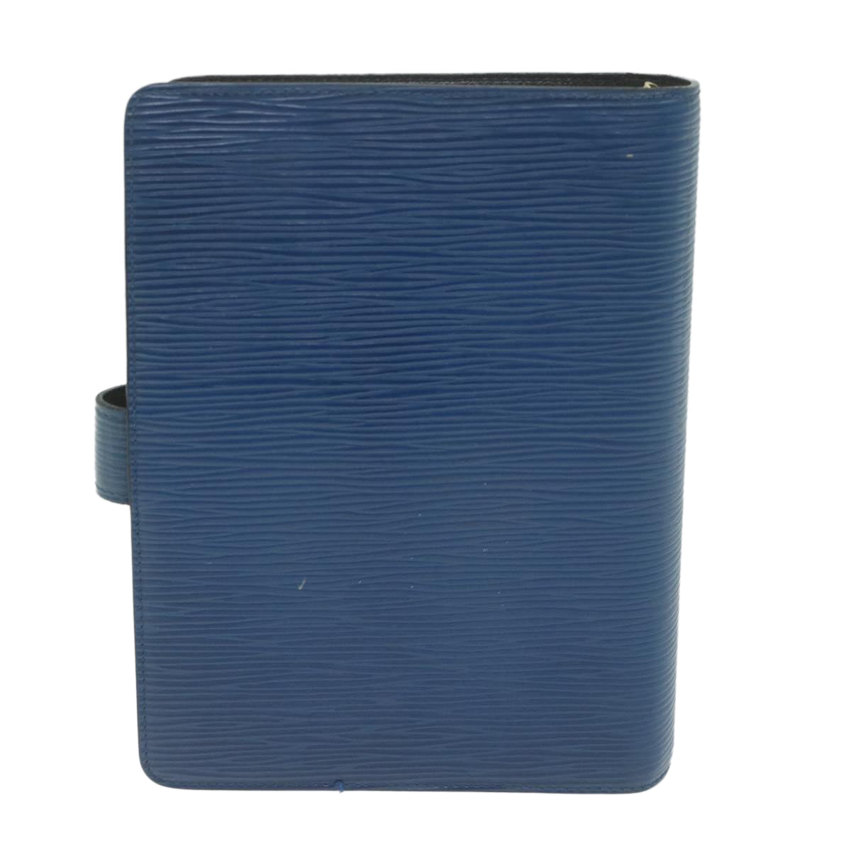 LOUIS VUITTON Epi Agenda MM Day Planner Cover Blue R20055 LV Auth 66110