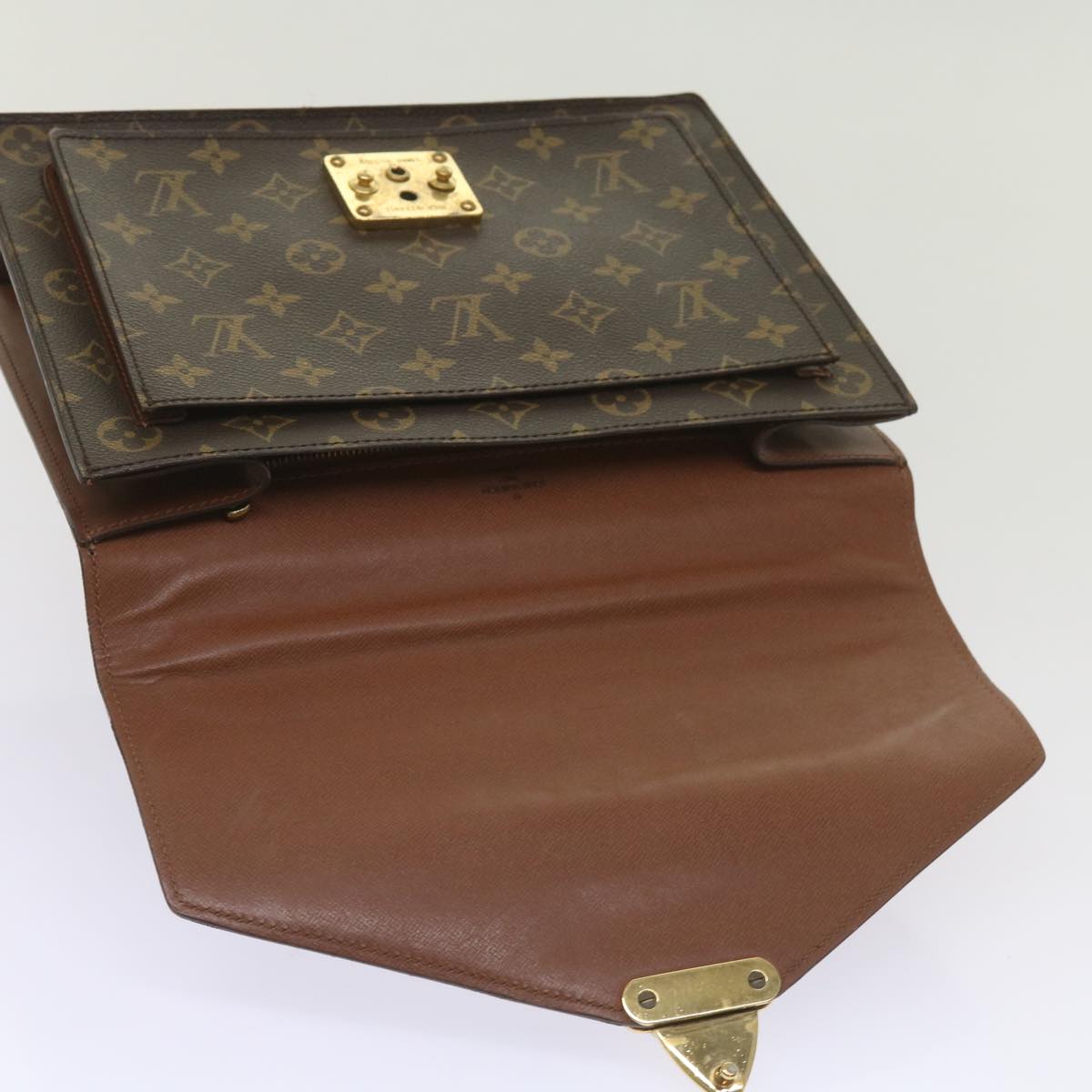 LOUIS VUITTON Monogram Monceau 28 Hand Bag 2way M51185 LV Auth 66173