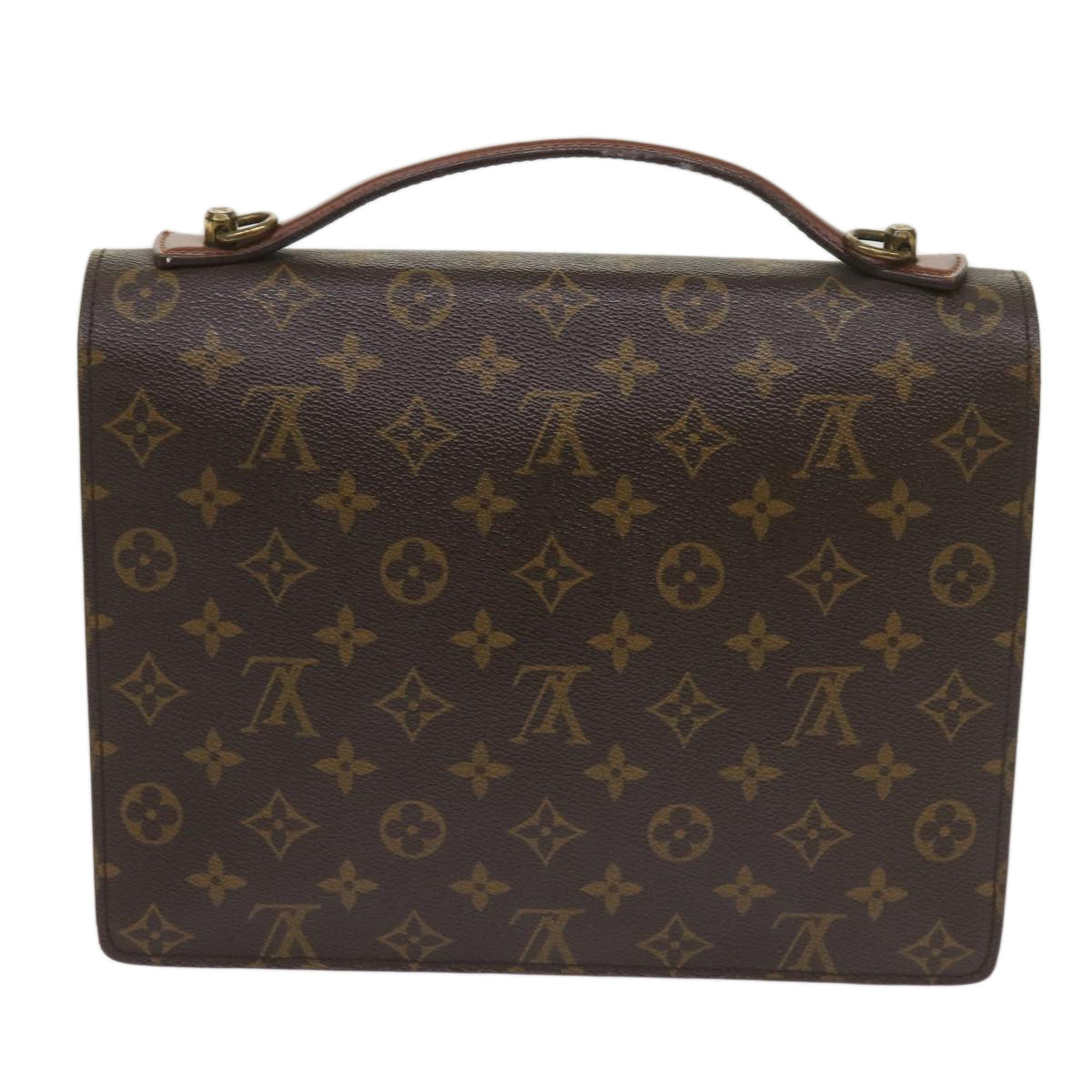 LOUIS VUITTON Monogram Monceau 28 Hand Bag 2way M51185 LV Auth 66173