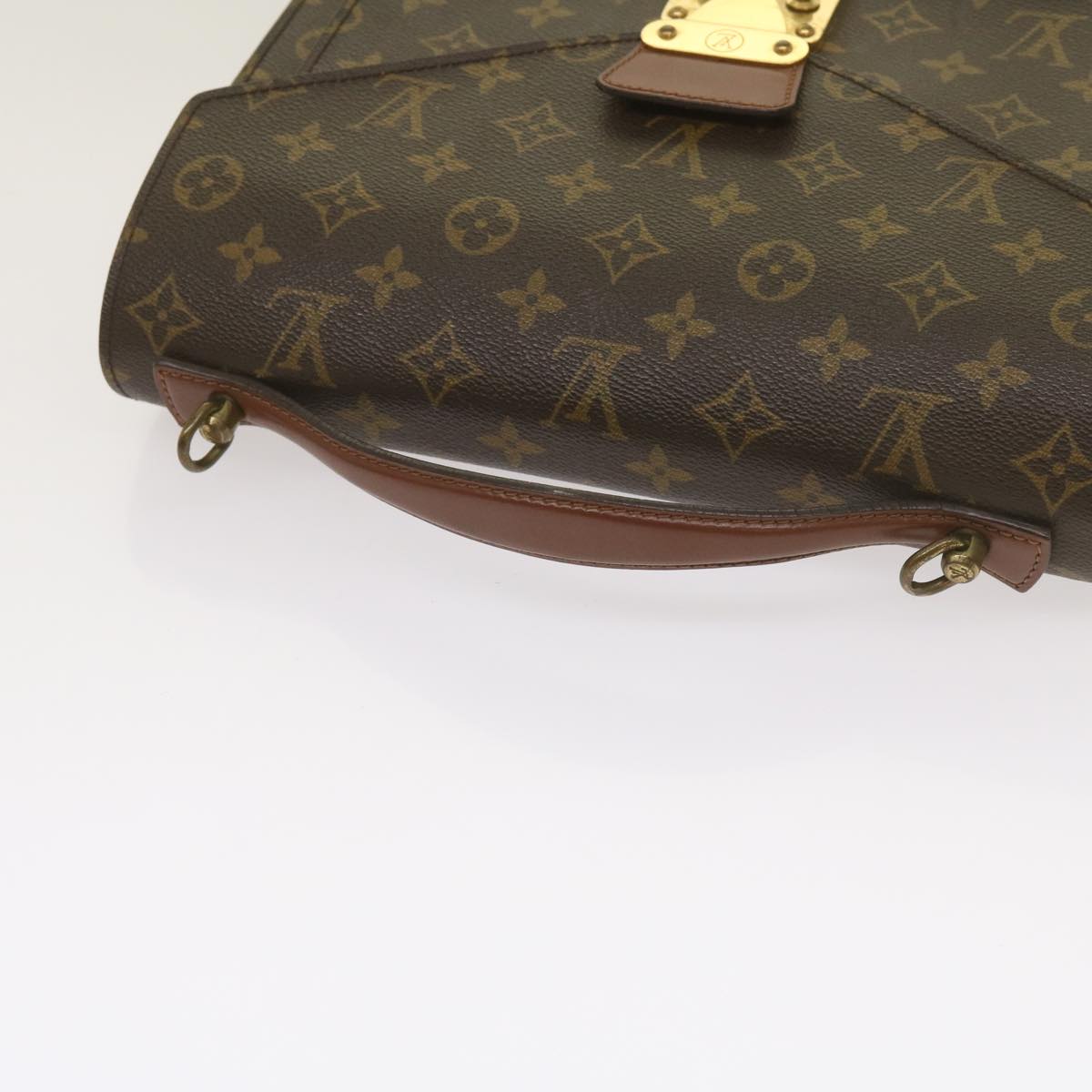 LOUIS VUITTON Monogram Monceau 28 Hand Bag 2way M51185 LV Auth 66173