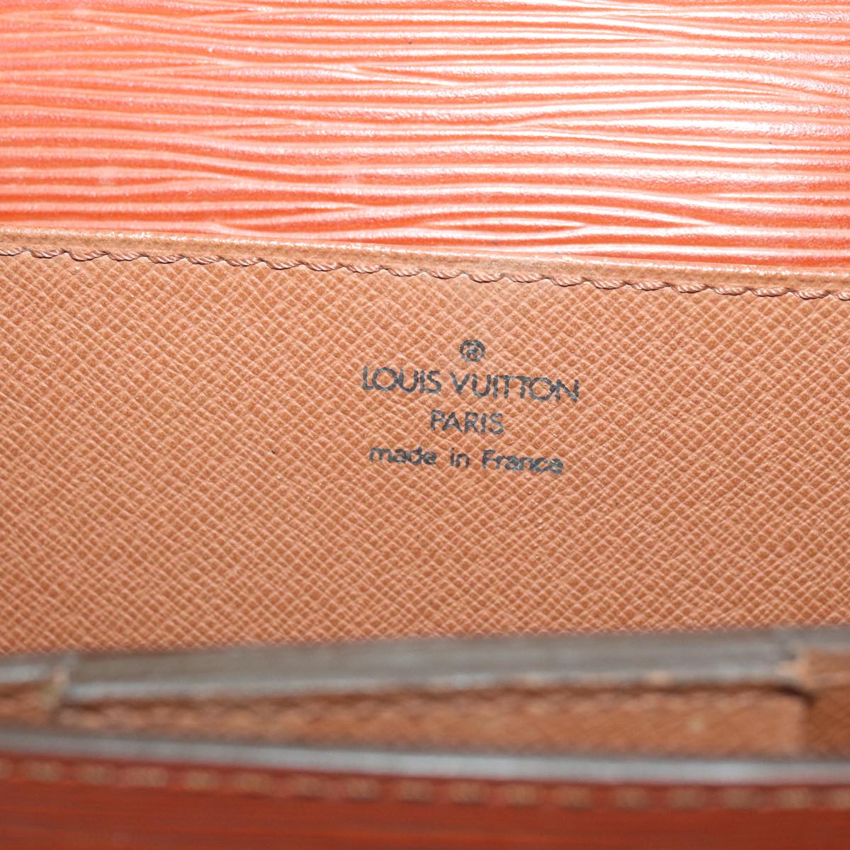 LOUIS VUITTON Epi Serviette Conseiller Briefcase Brown M54423 LV Auth 66184