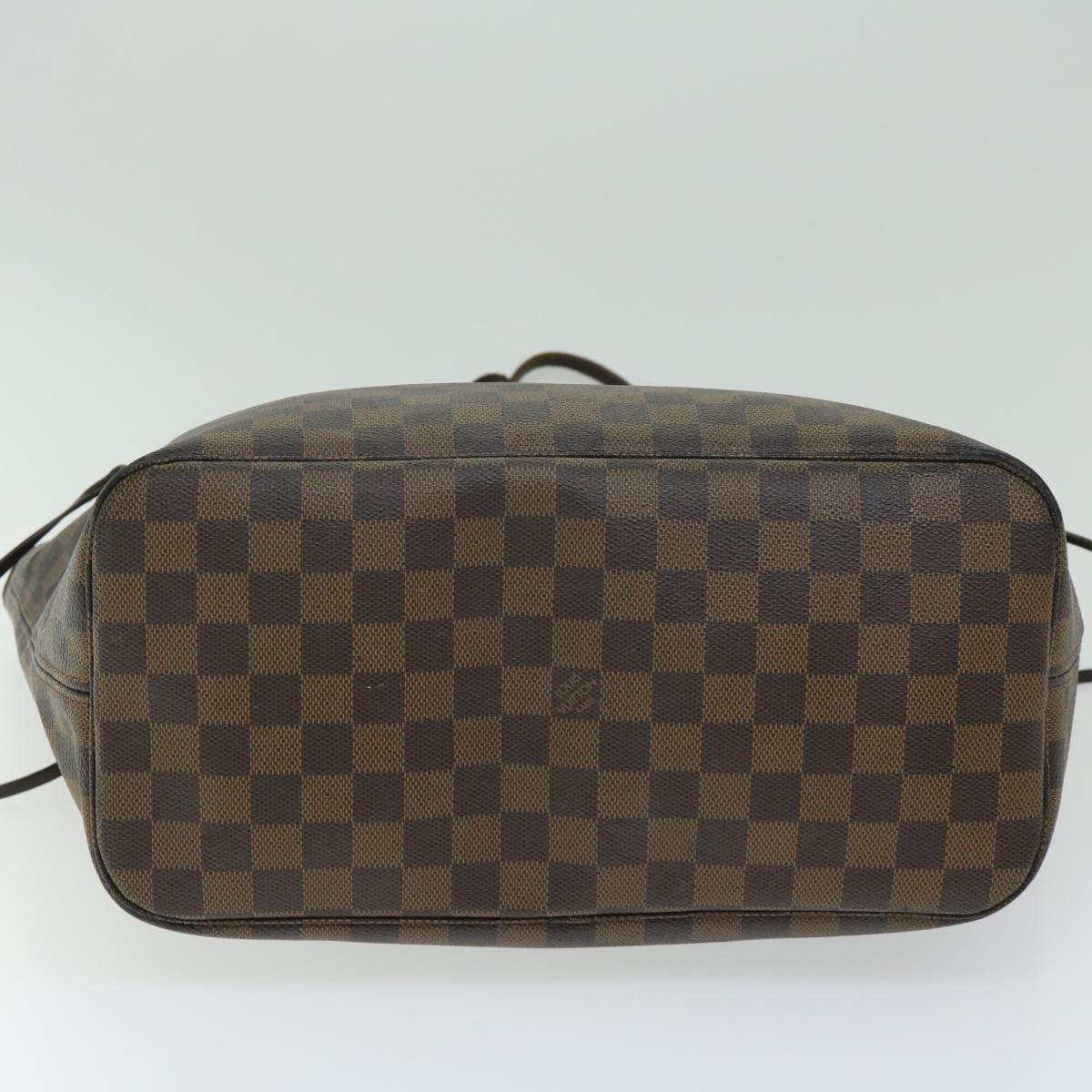 LOUIS VUITTON Damier Ebene Neverfull MM Tote Bag N51105 LV Auth 66203