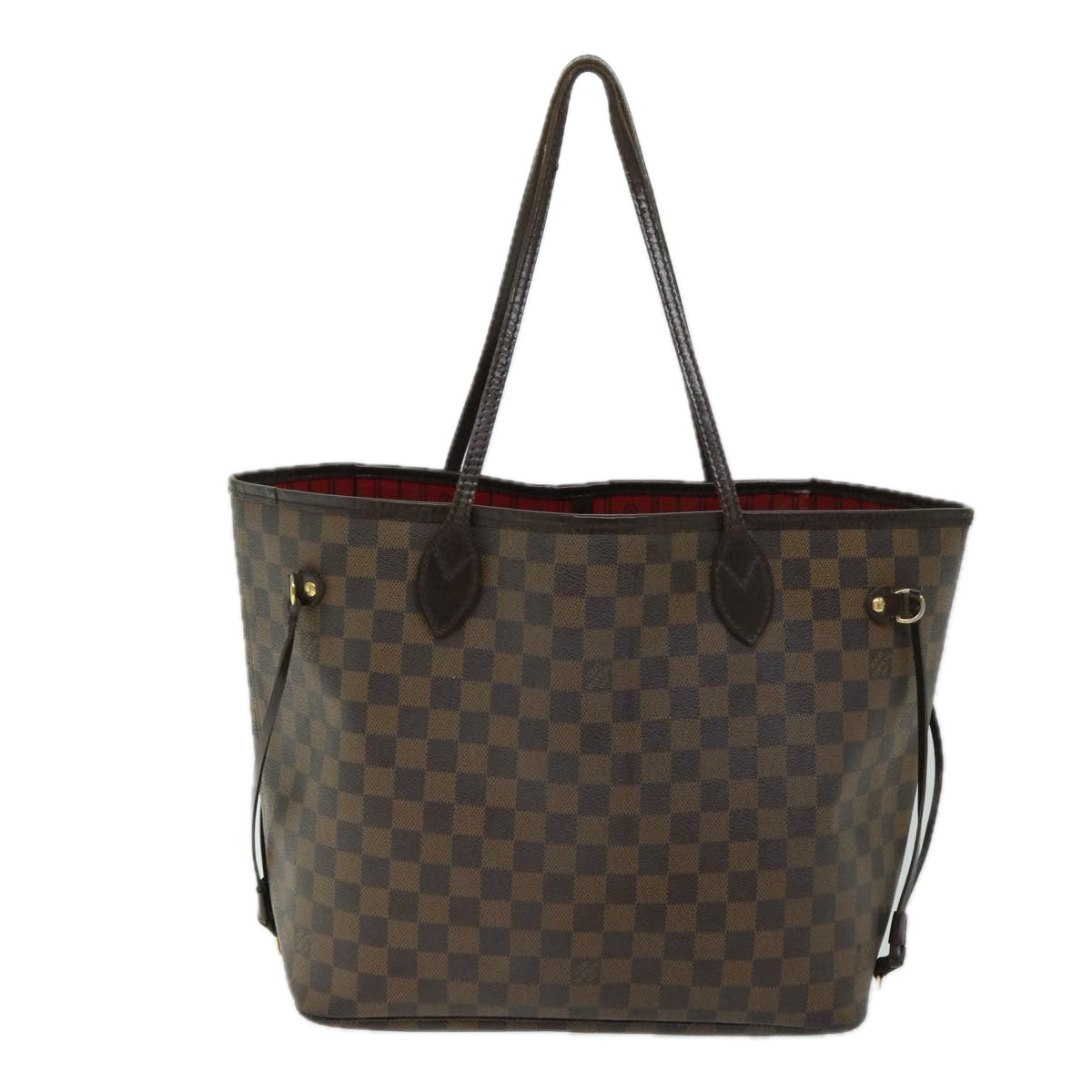 LOUIS VUITTON Damier Ebene Neverfull MM Tote Bag N51105 LV Auth 66203