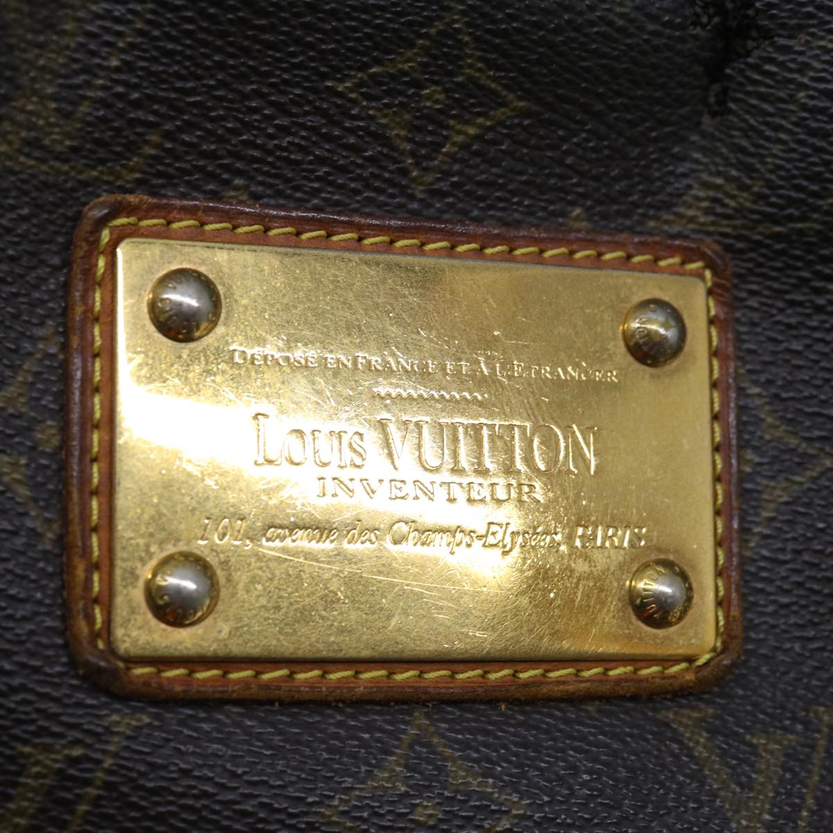 LOUIS VUITTON Monogram Galliera PM Shoulder Bag M56382 LV Auth 66205